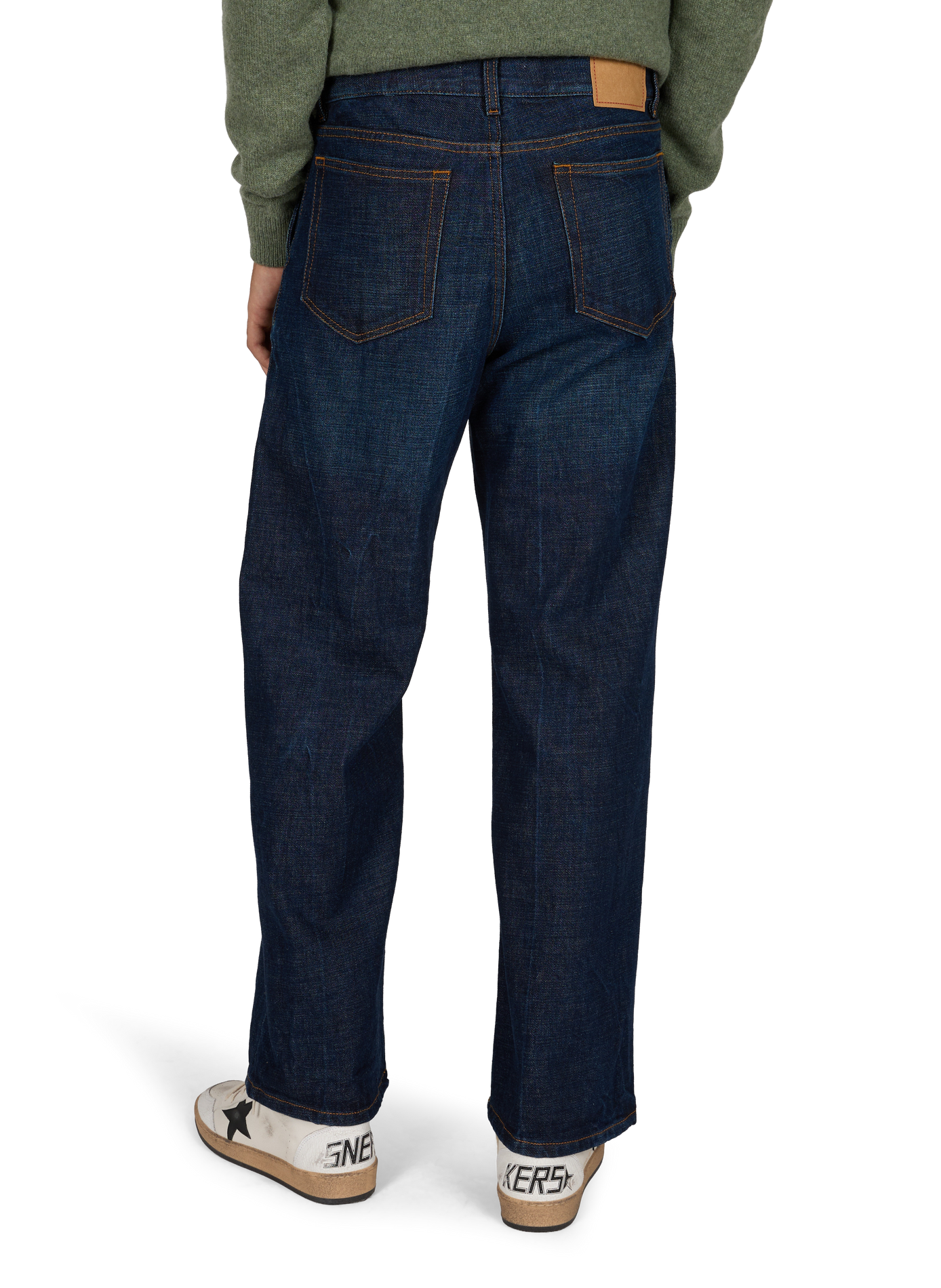 Jean droit Genua en coton JEANERICA DENIM Bleu