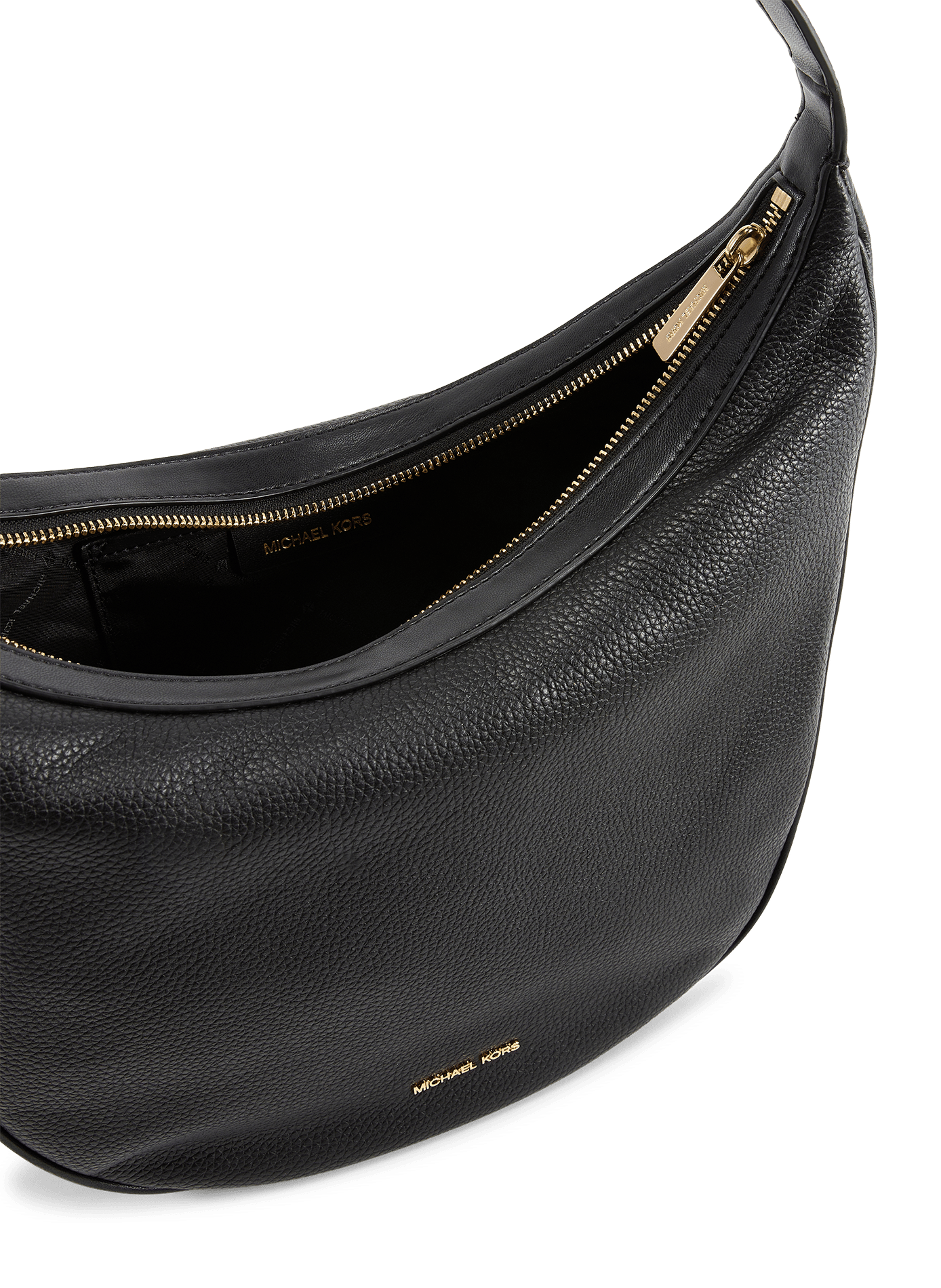 Sac Skye porté épaule en cuir MICHAEL KORS Noir