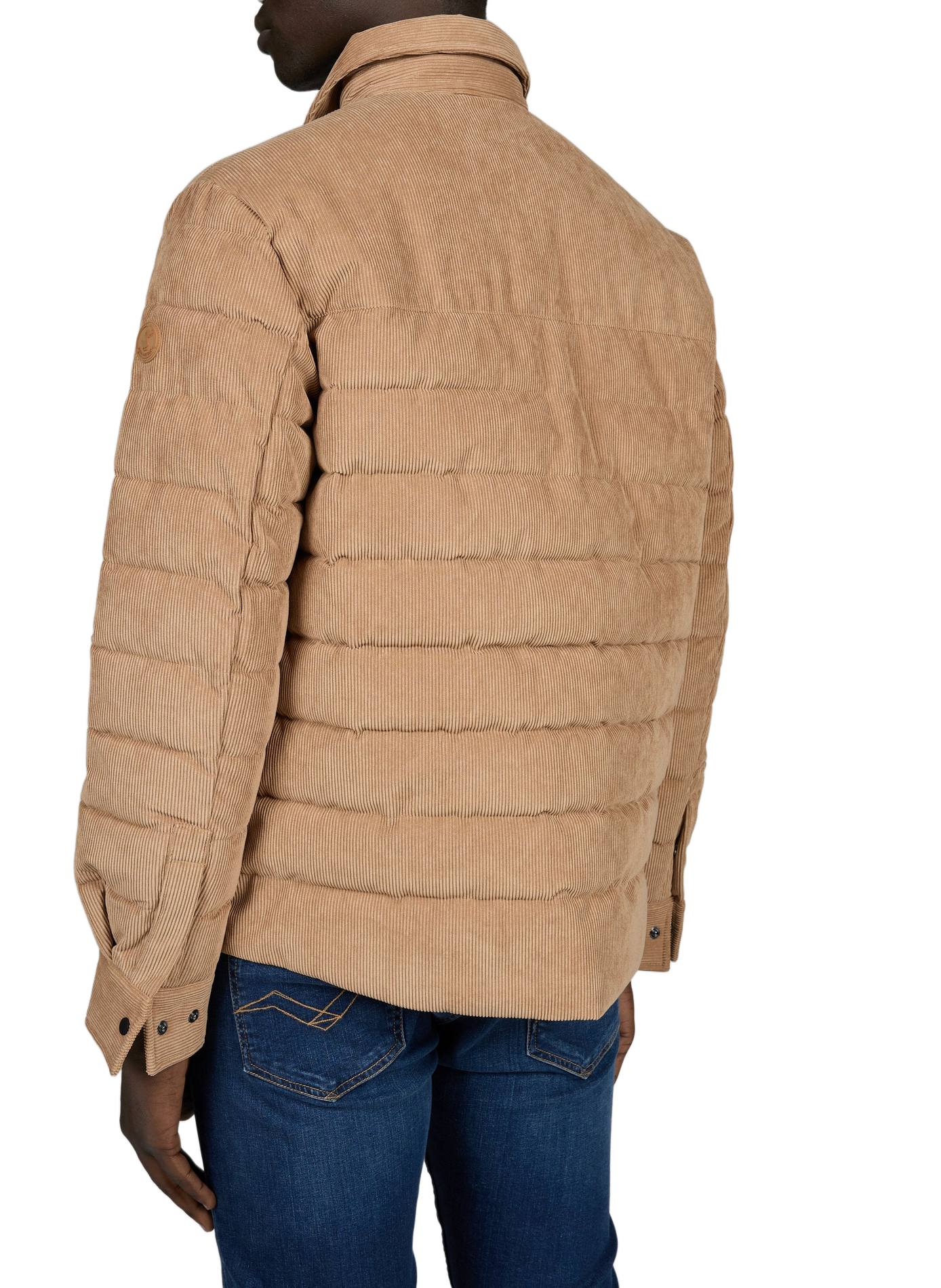 Jens straight ribbed jacket | Beige SAVE THE DUCK Men