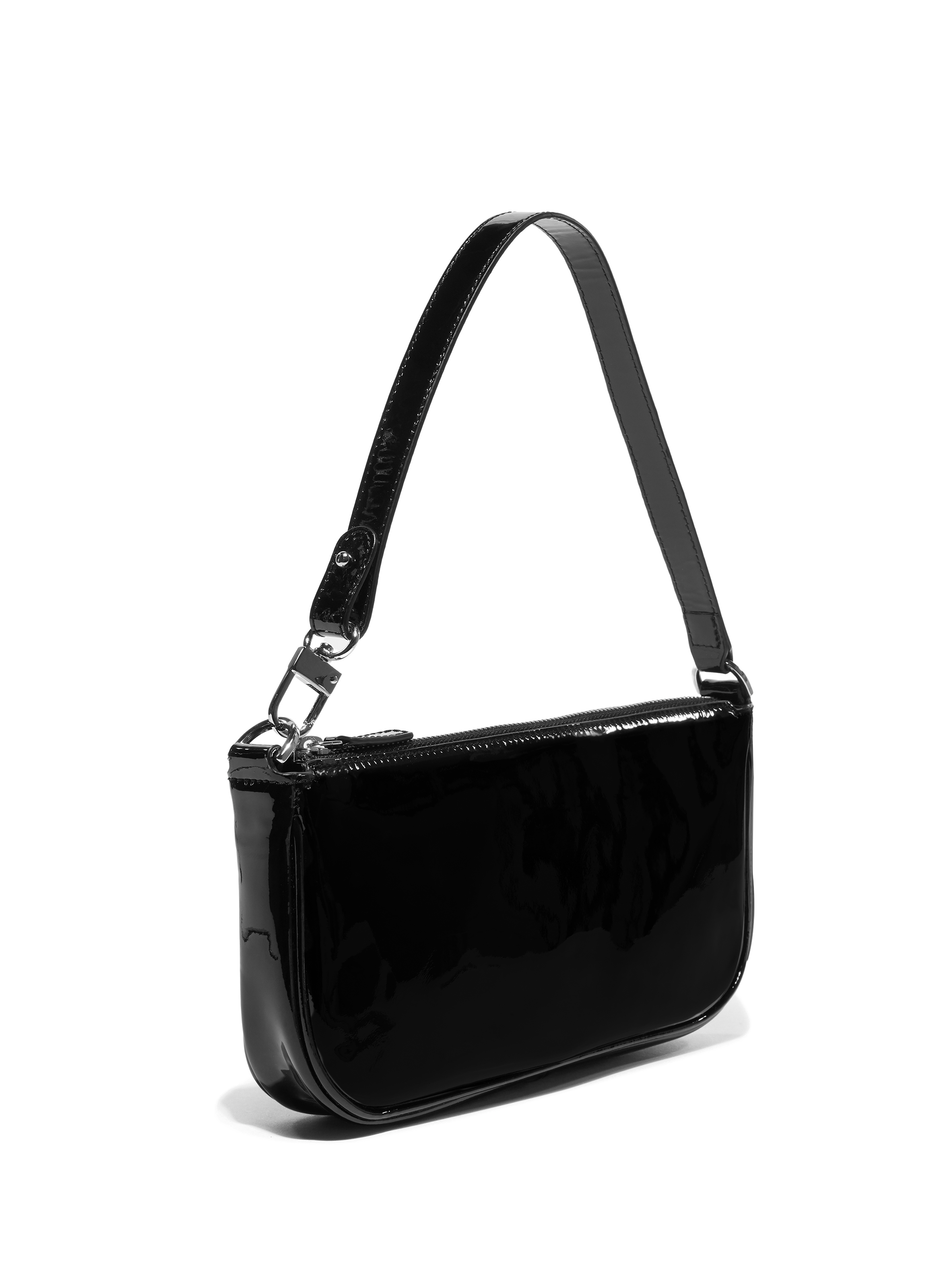 Sac baguette Rachel en cuir BY FAR Noir