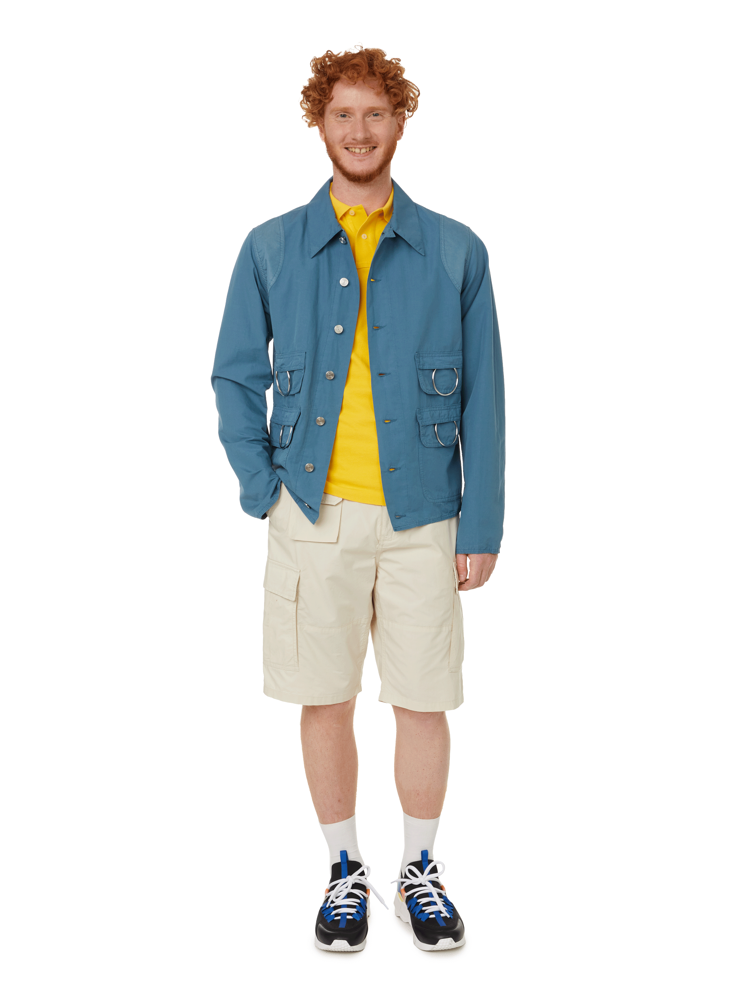 Straight-fit cotton jacket NAMACHEKO Black