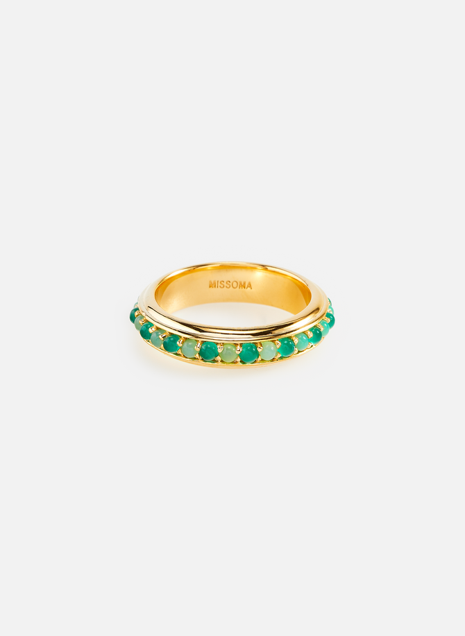 Gold-plated silver ring MISSOMA