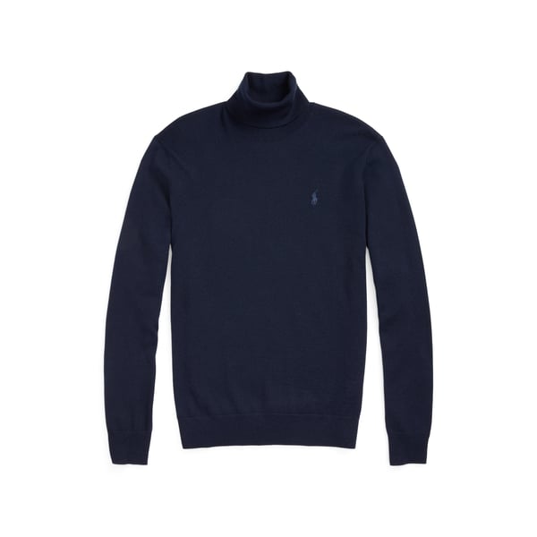 Pull col roulé en laine