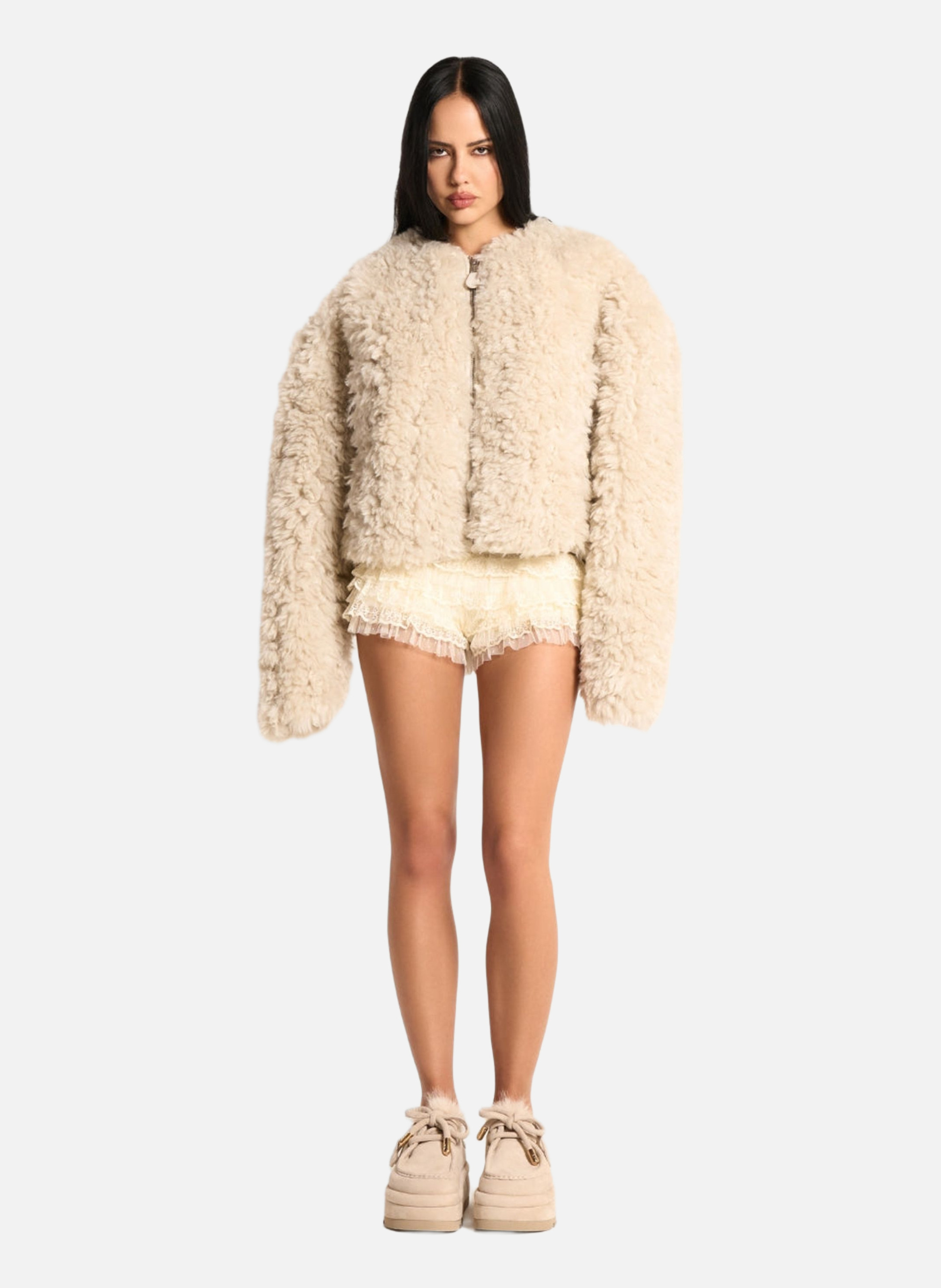 Slip-ons blizzard NAKED WOLFE Beige