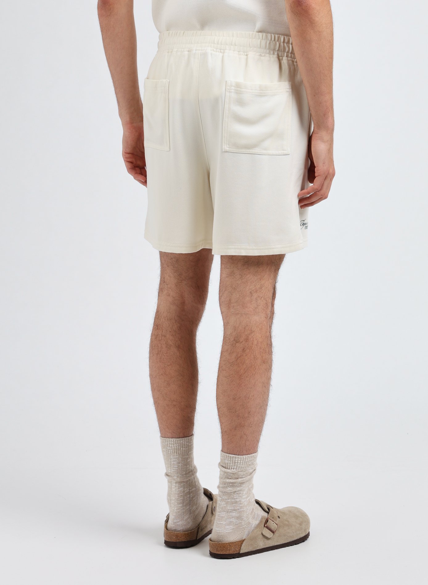 Elastic waist lyocell shorts REPRESENT White
