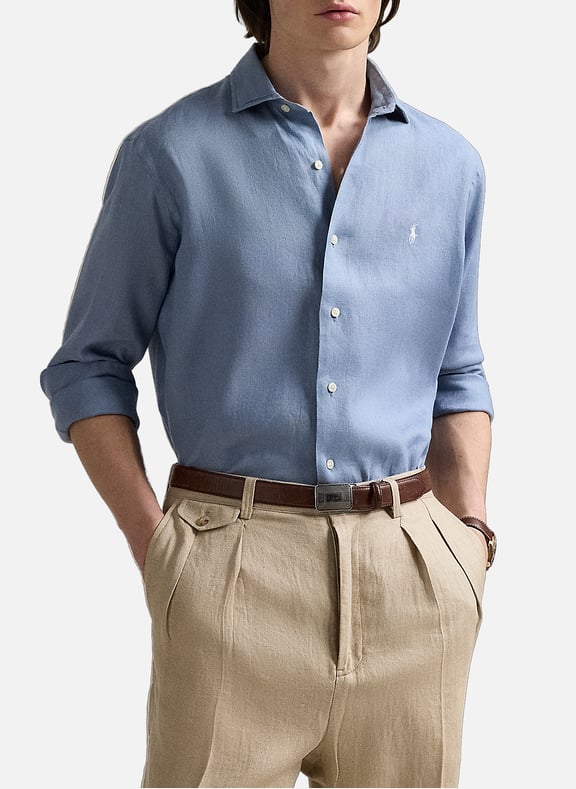Linen shirt Blue by POLO RALPH LAUREN POLO RALPH LAUREN Linen shirt Blue