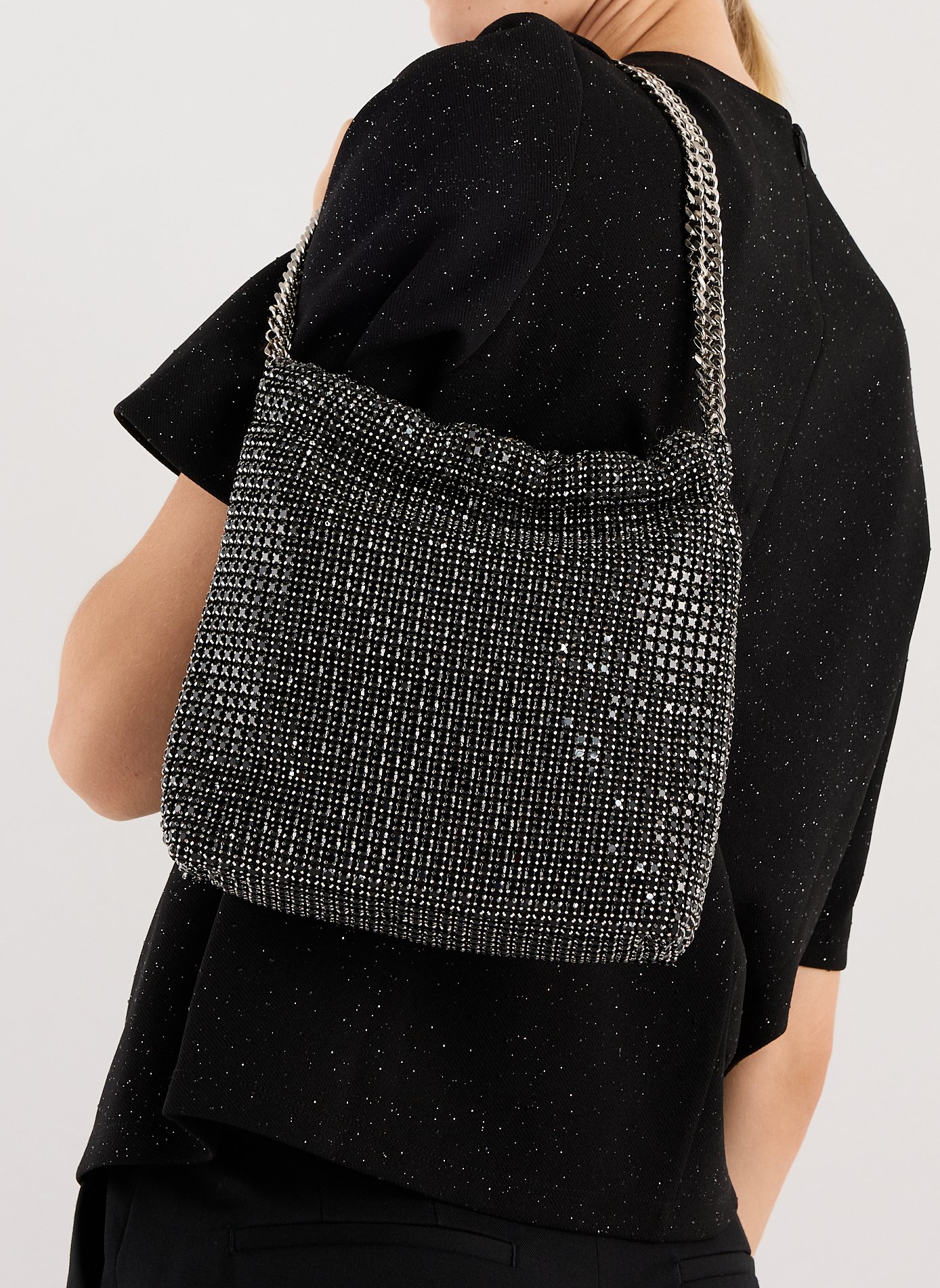 Sac à main Gloel à strass SAISON 1865 Noir