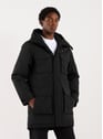 Parka mi-longue à capuche | Noir by DIDRIKSONS DIDRIKSONS Parka mi-longue à capuche | Noir