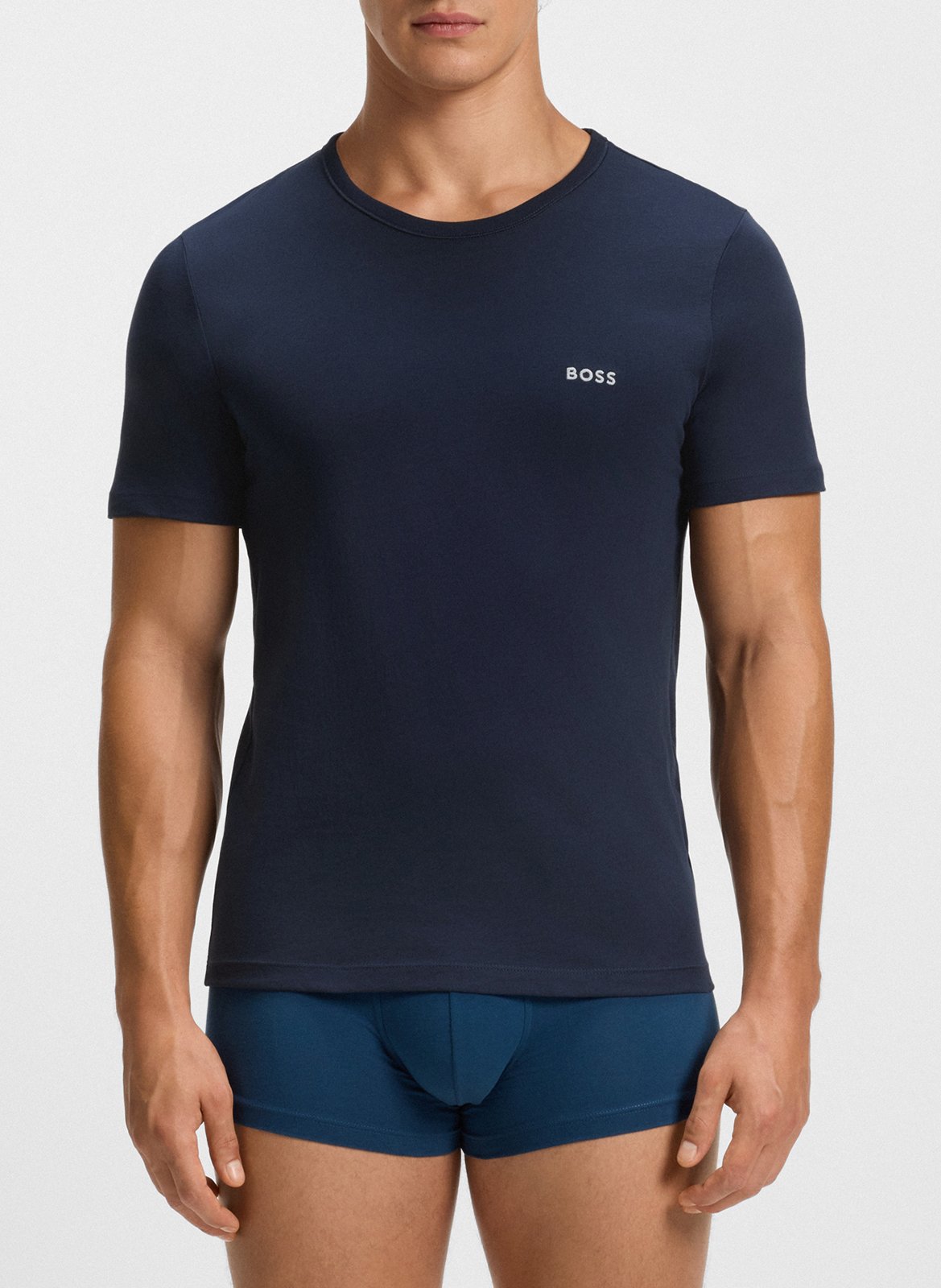 Lot de 3 tee-shirts ajustés en coton BOSS Multicolore