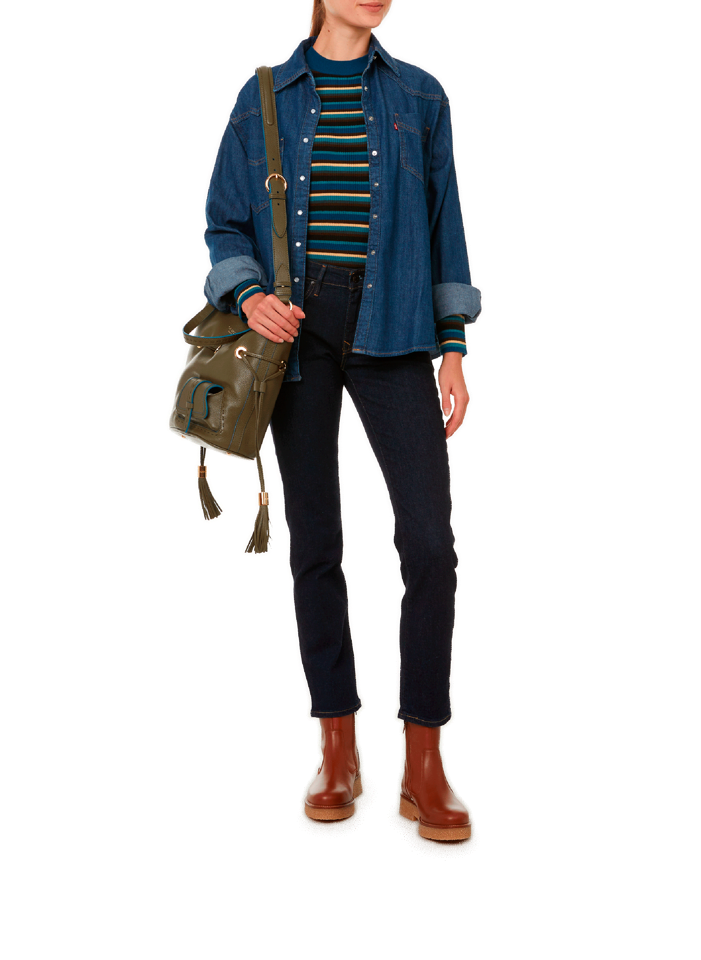 Slim-fit cotton jeans  LEVI'S Blue