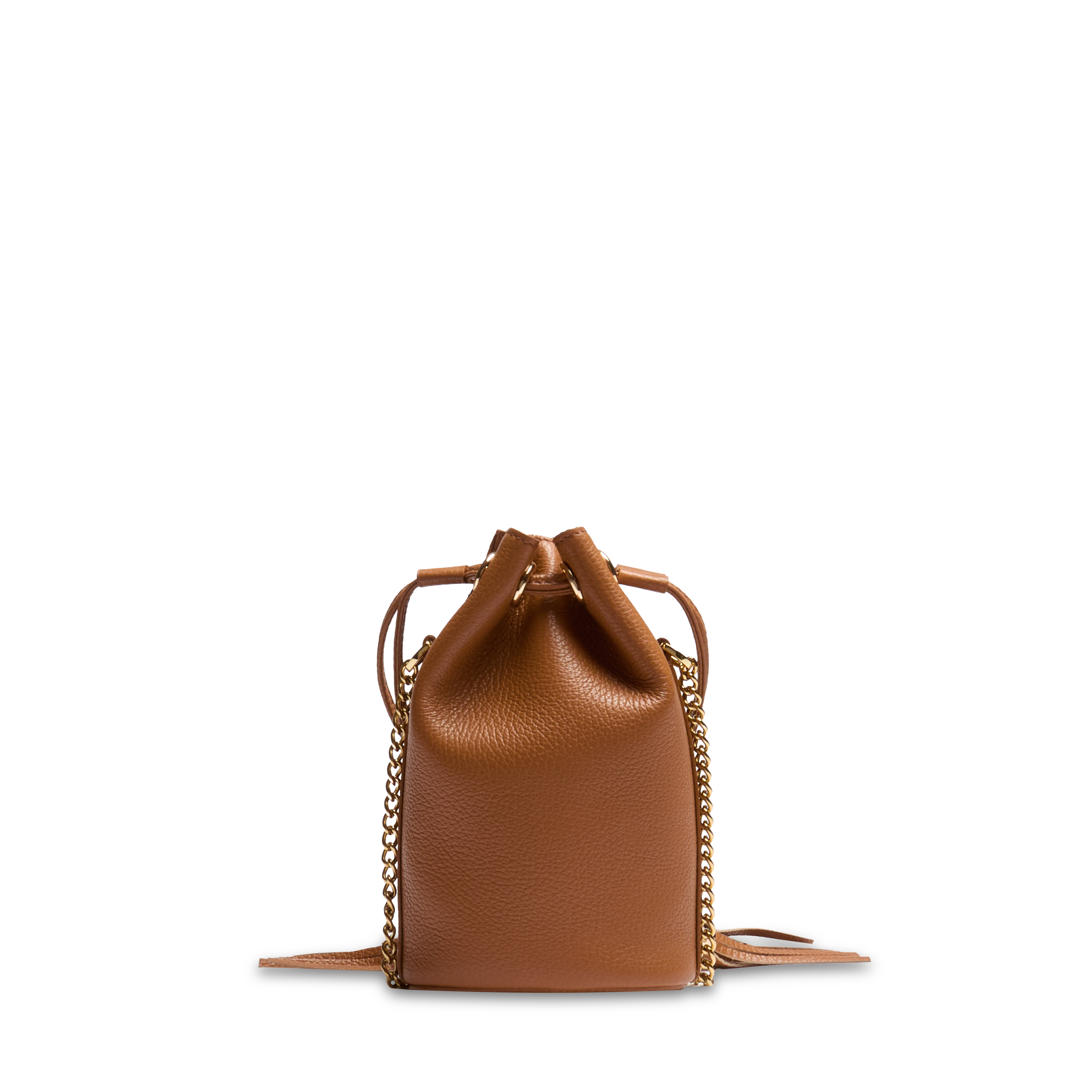 Mini sac seau premier flirt de lancel en cuir LANCEL Marron