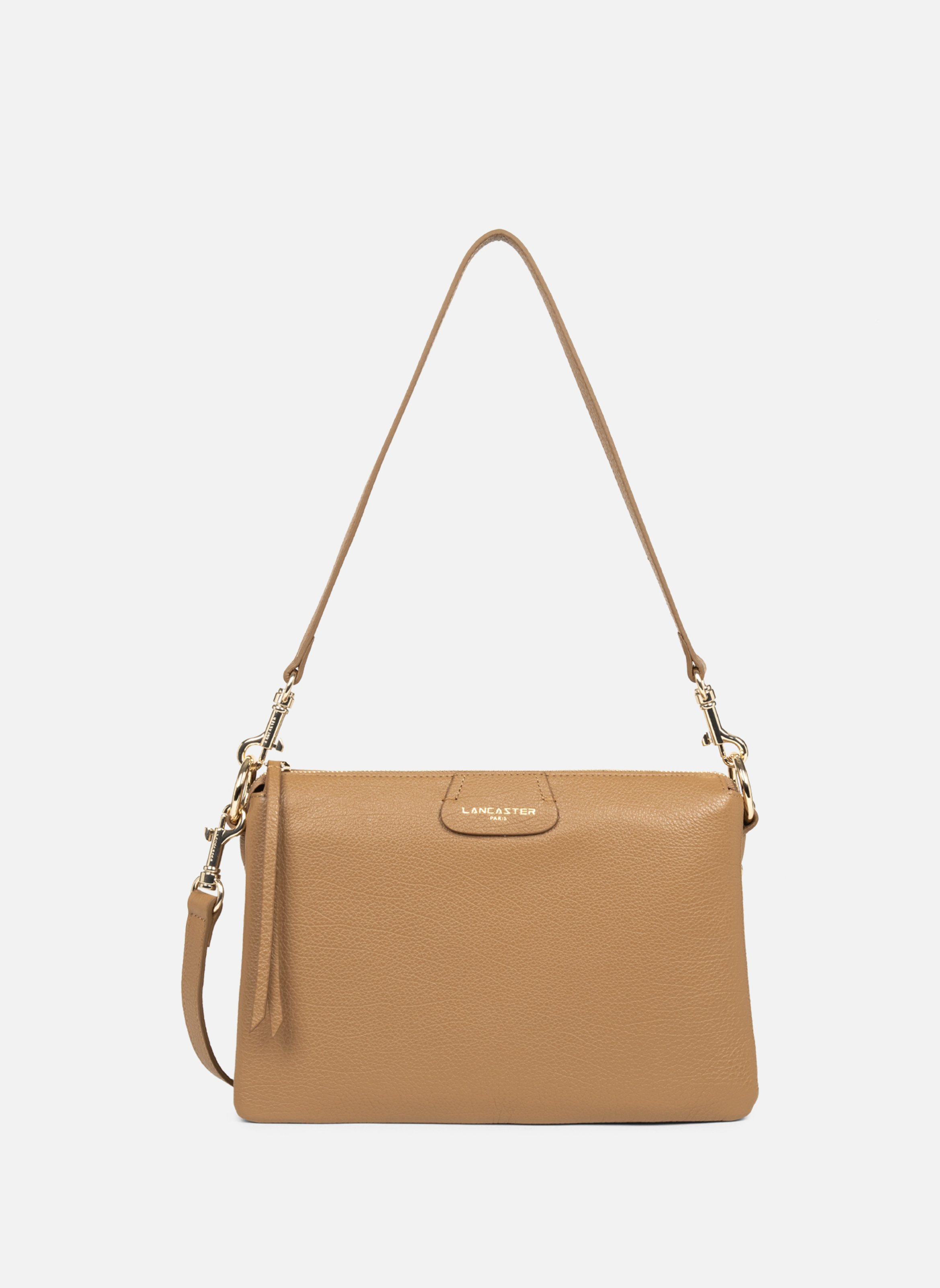 LANCASTER Large clutch - Dune Brown