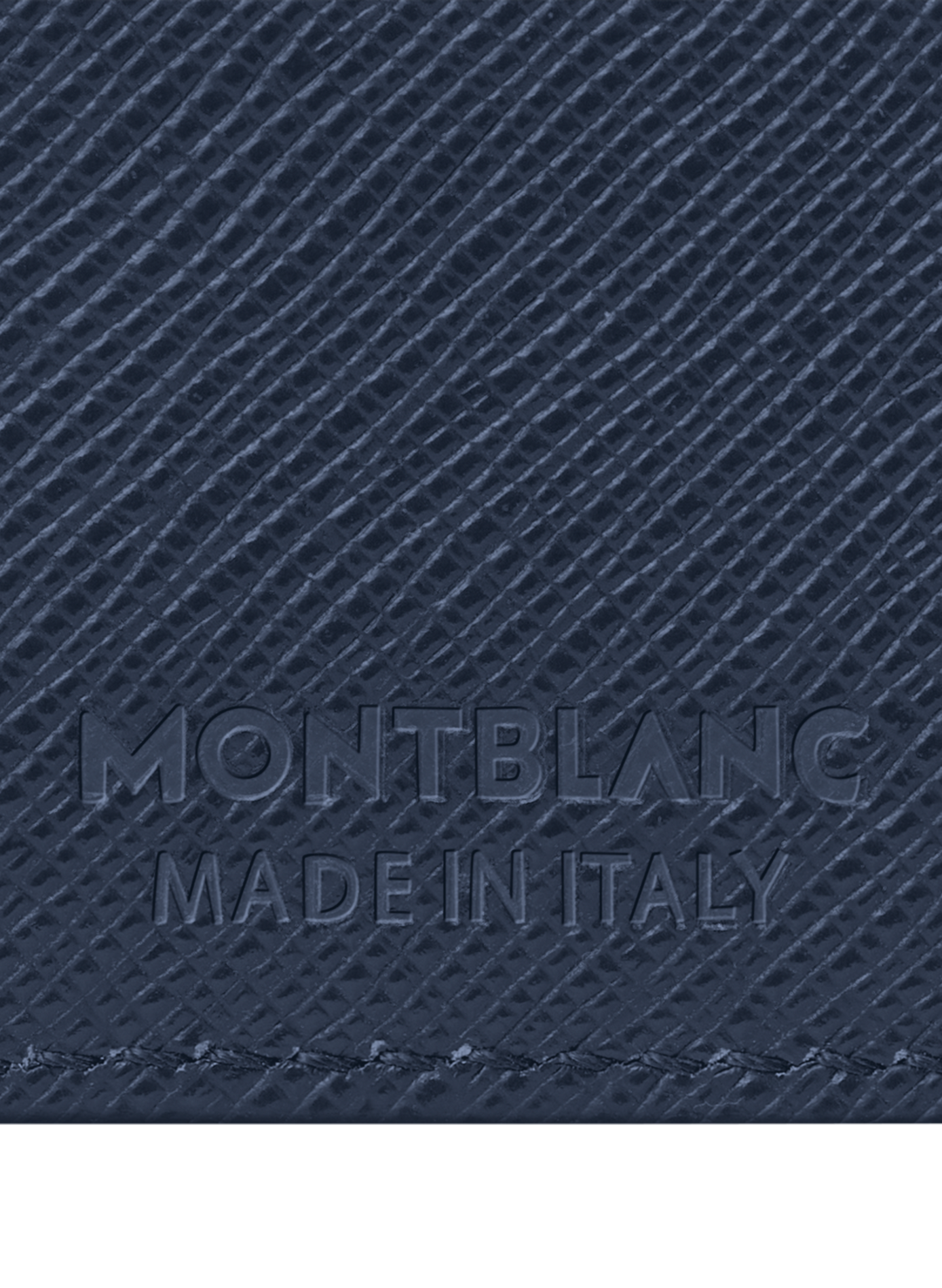  Leather wallet MONTBLANC Blue