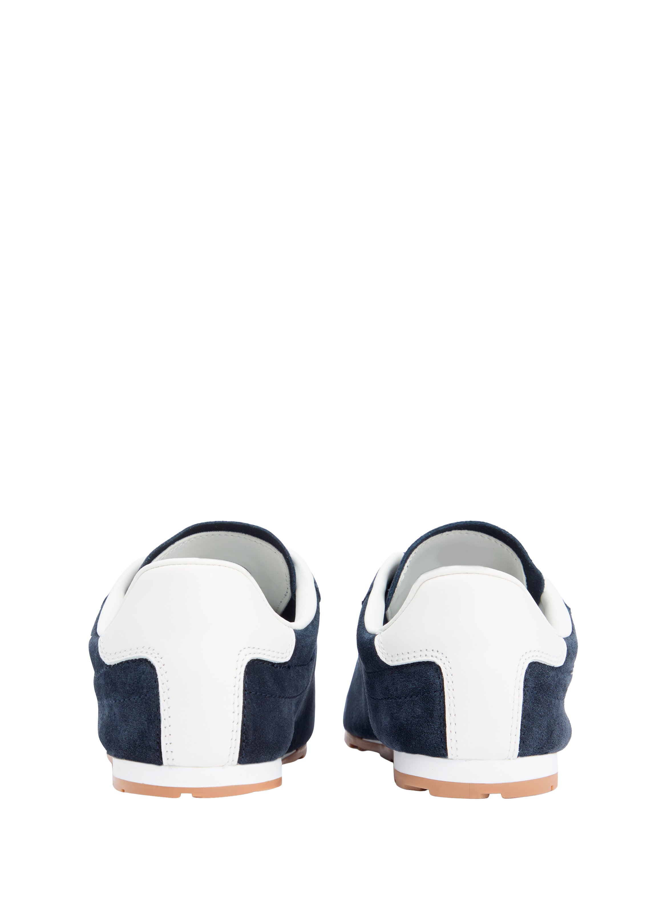 Baskets basses en cuir TOMMY HILFIGER Bleu