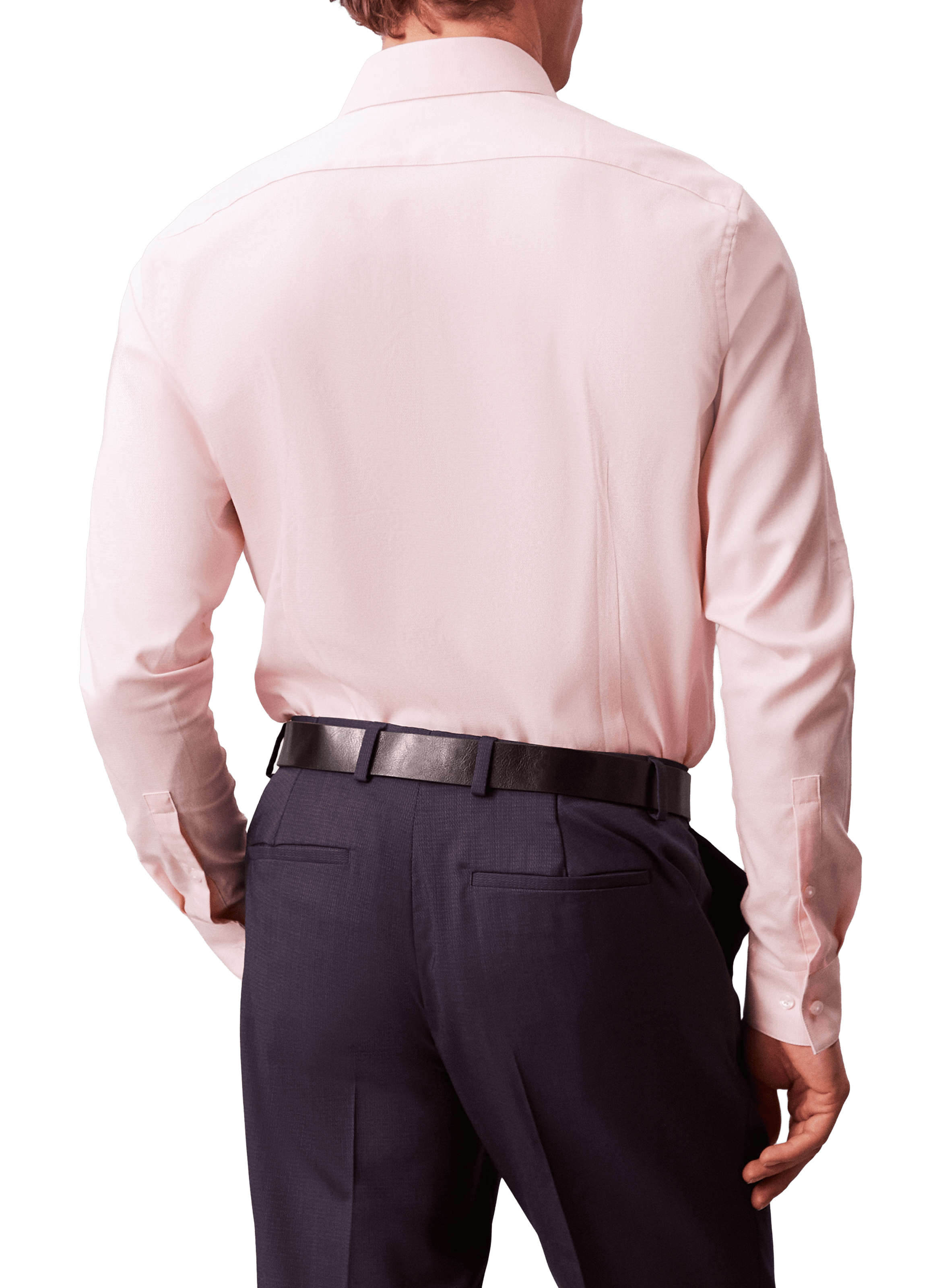 Chemise droite en coton mélangé CALVIN KLEIN Rose