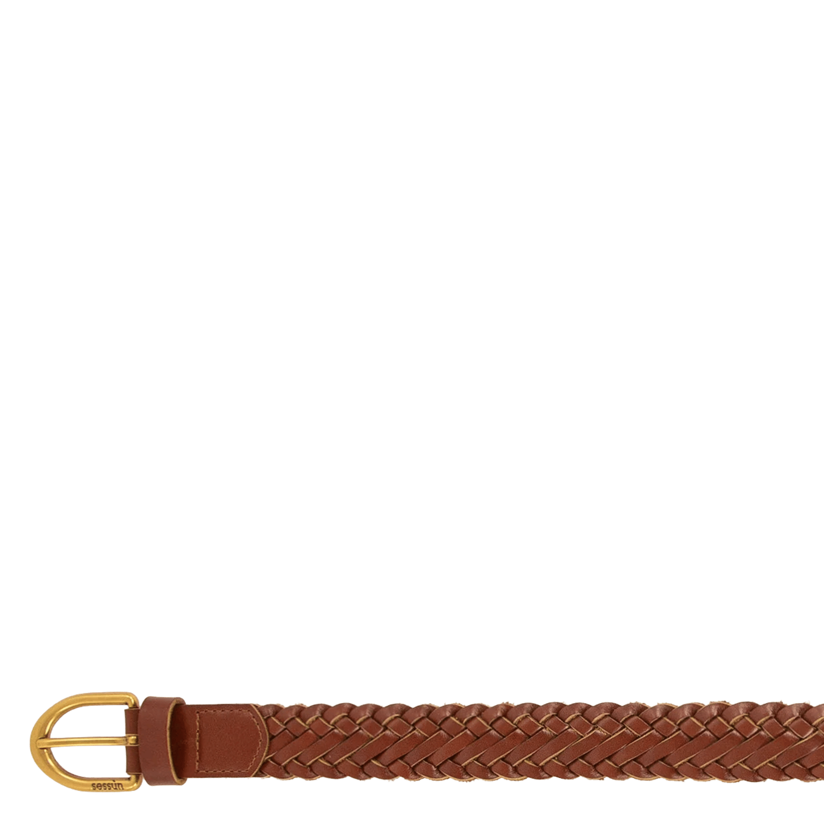 Ceinture en cuir bonito SESSUN Marron