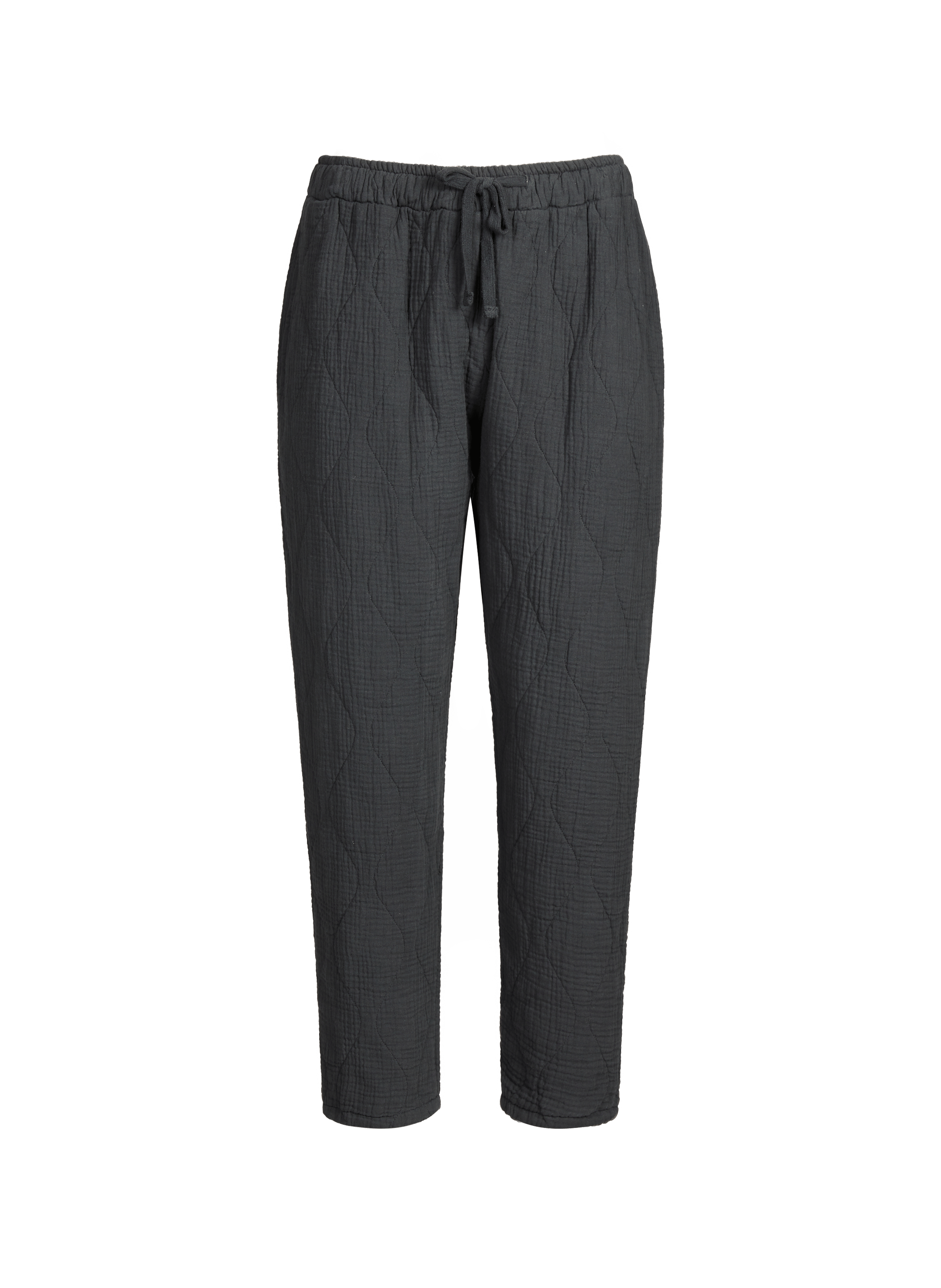 Pantalon Boston en coton matelassé  Anthracite
