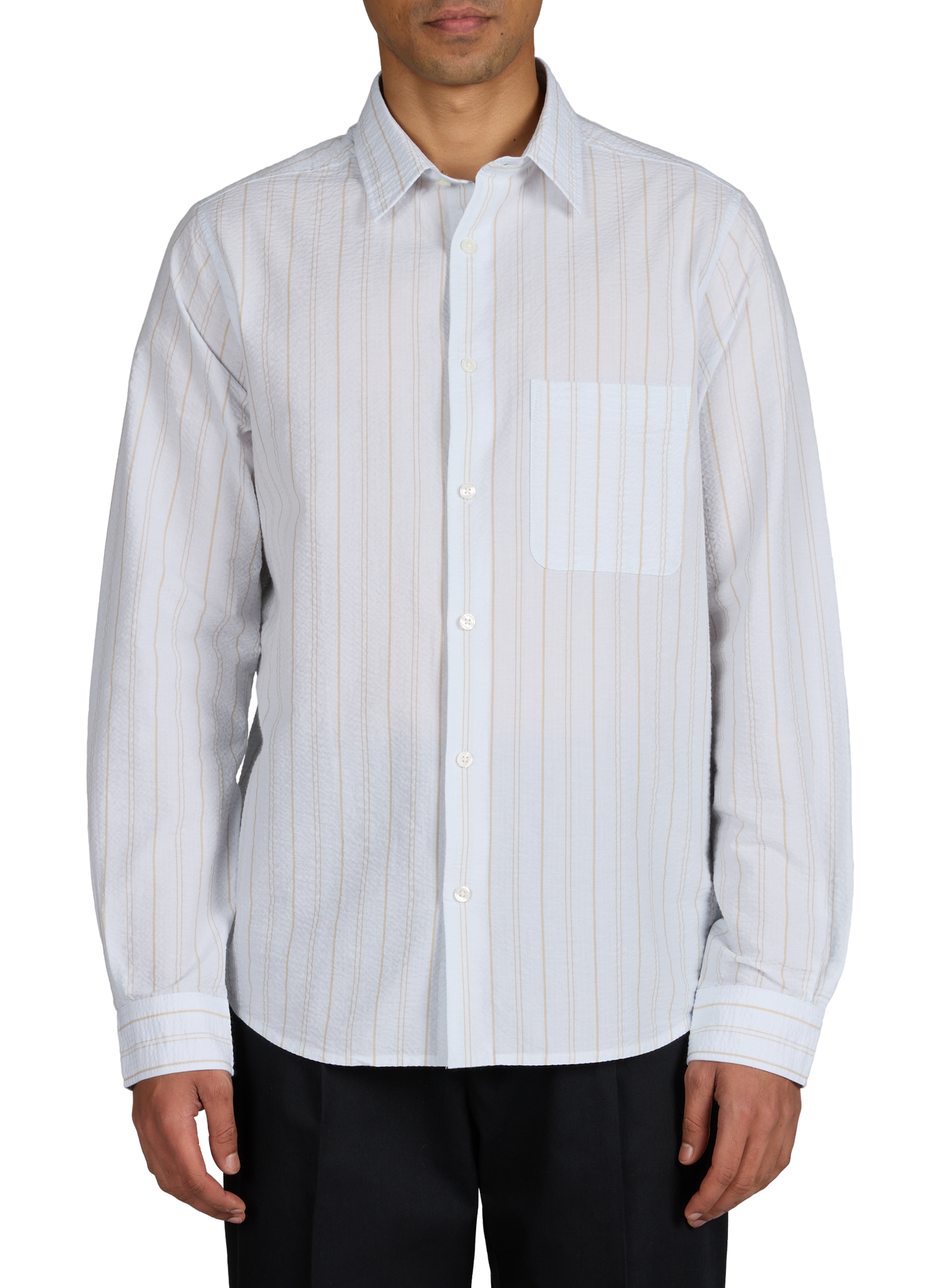 ITHACA ARCHIVE SHIRT SAMSOE SAMSOE Blue