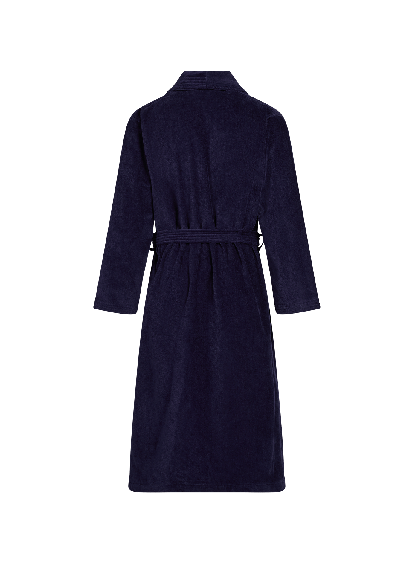 Bathrobe with cotton belt DEREK ROSE Blue