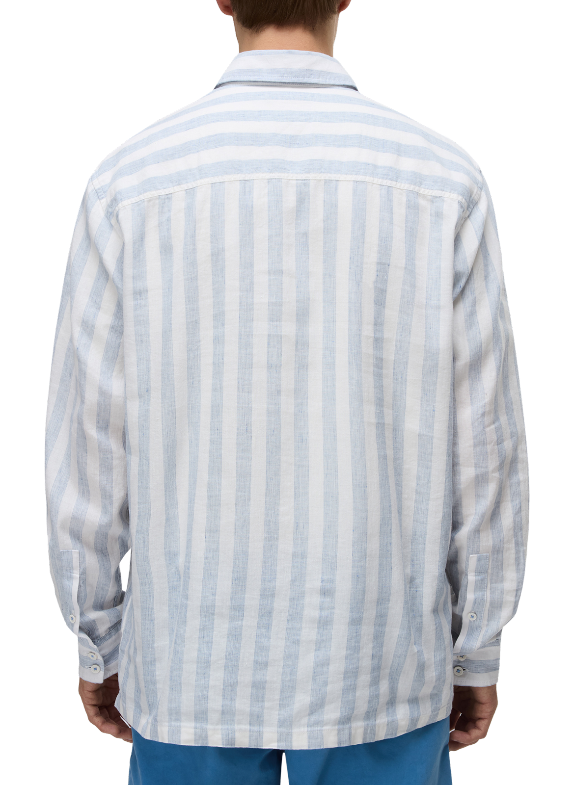 Chemise droite Brolio en coton et lin NAPAPIJRI Multicolore