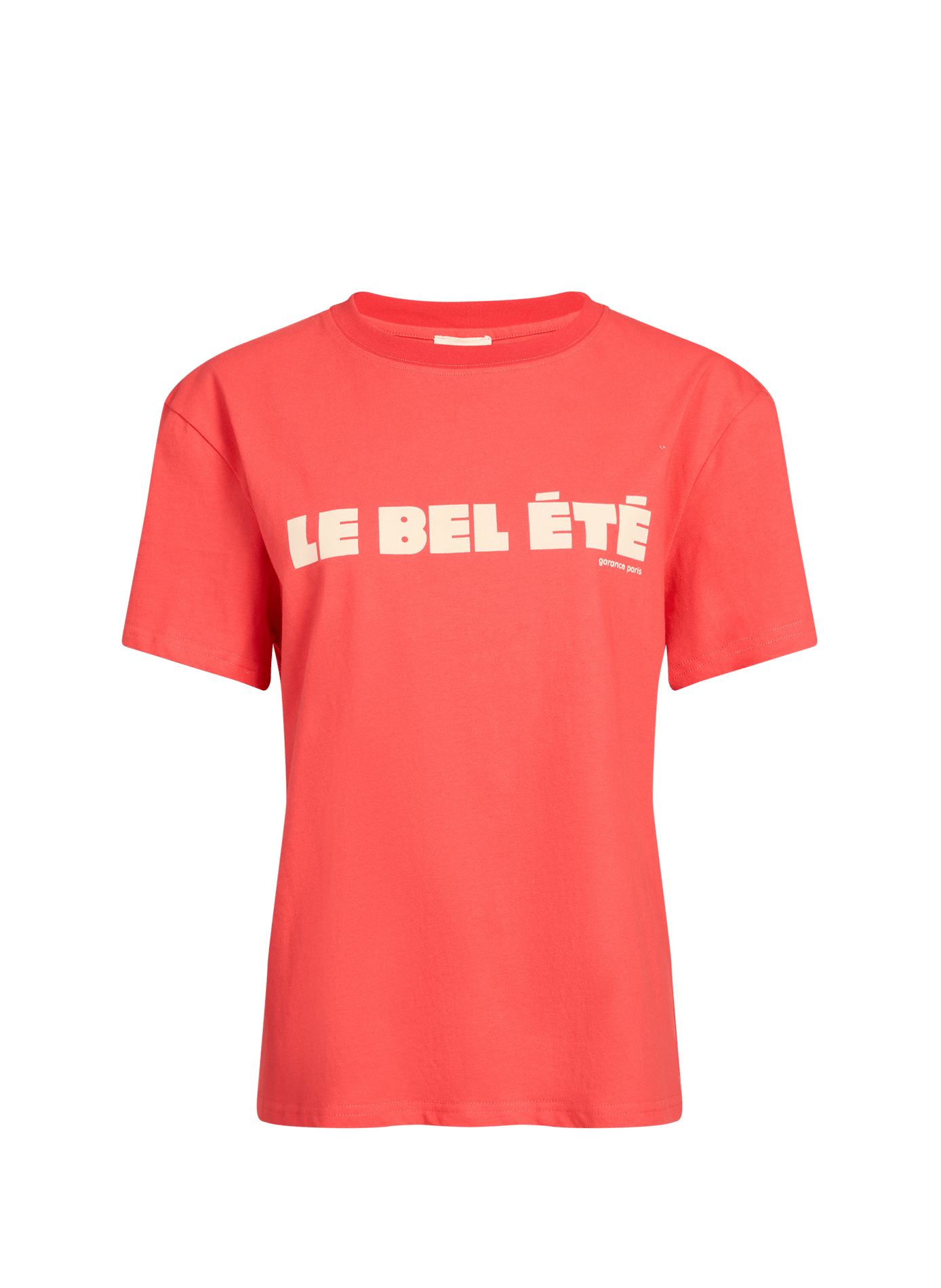 Beautiful Summer cotton T-shirt GARANCE Red