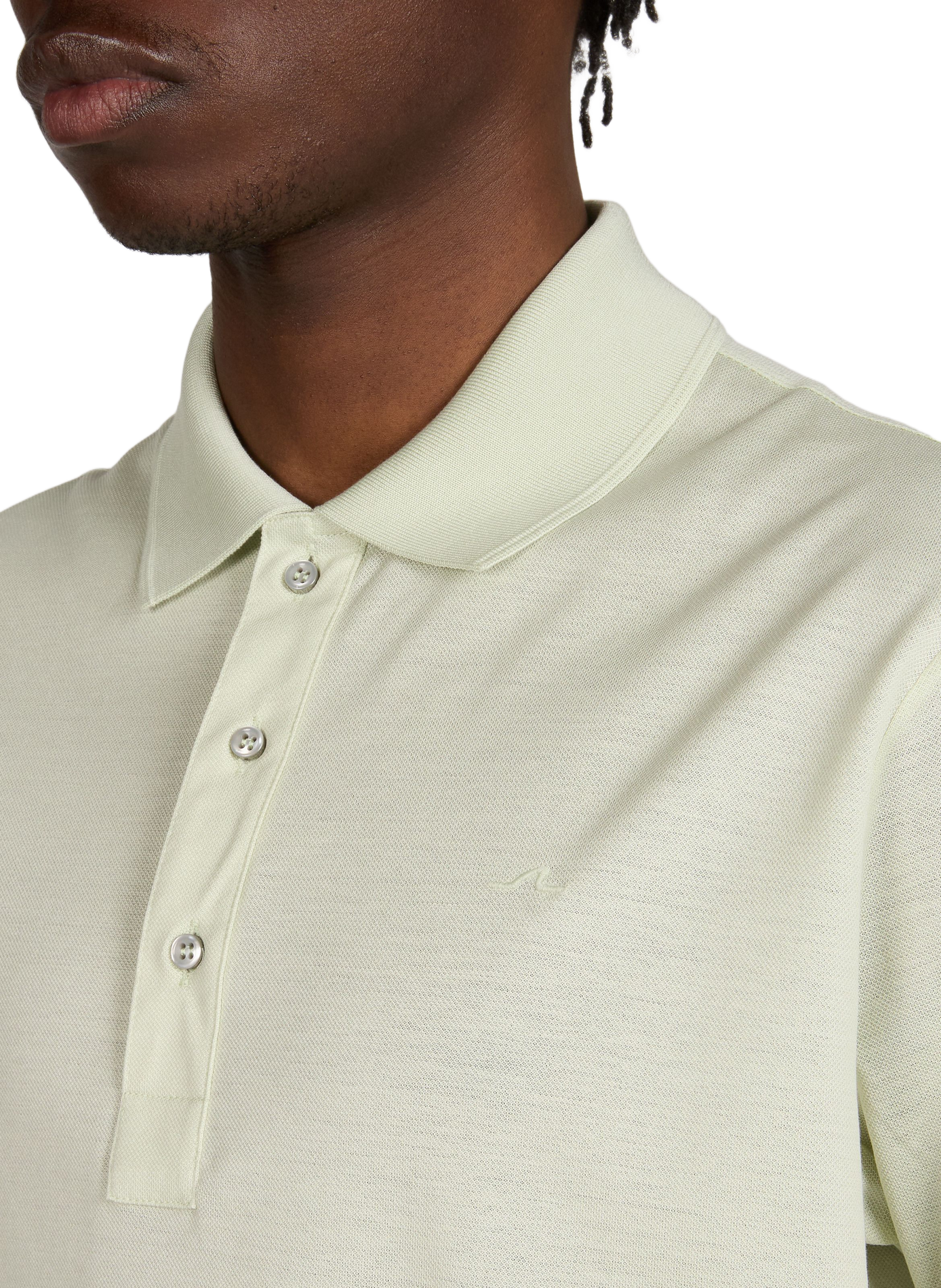 Polo with embroidered detail in cotton PAUL & SHARK Green