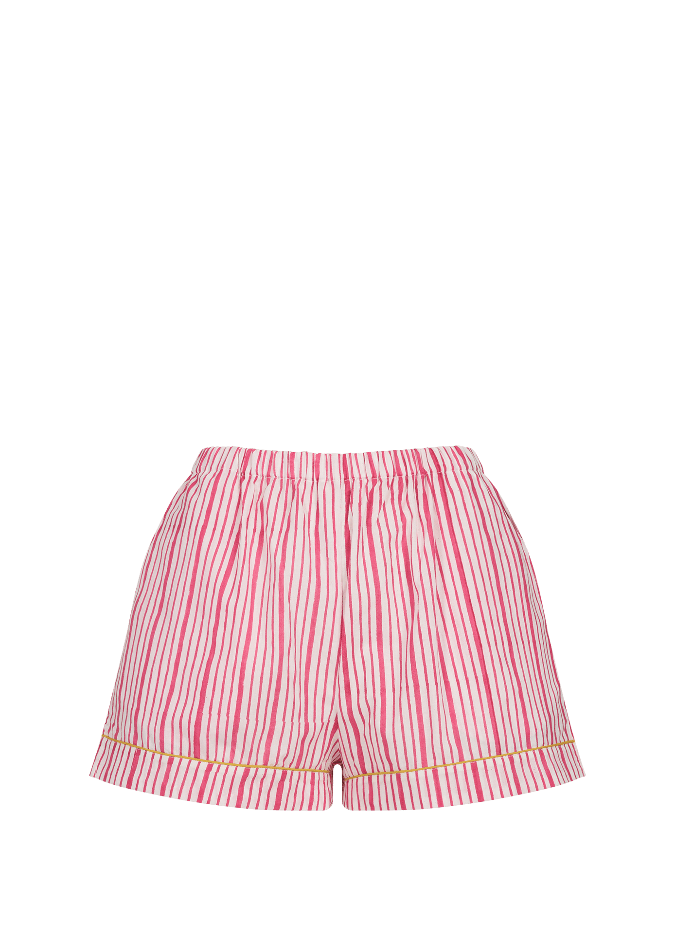Lili striped cotton short pajama set GERMAINE DES PRÉS Pink