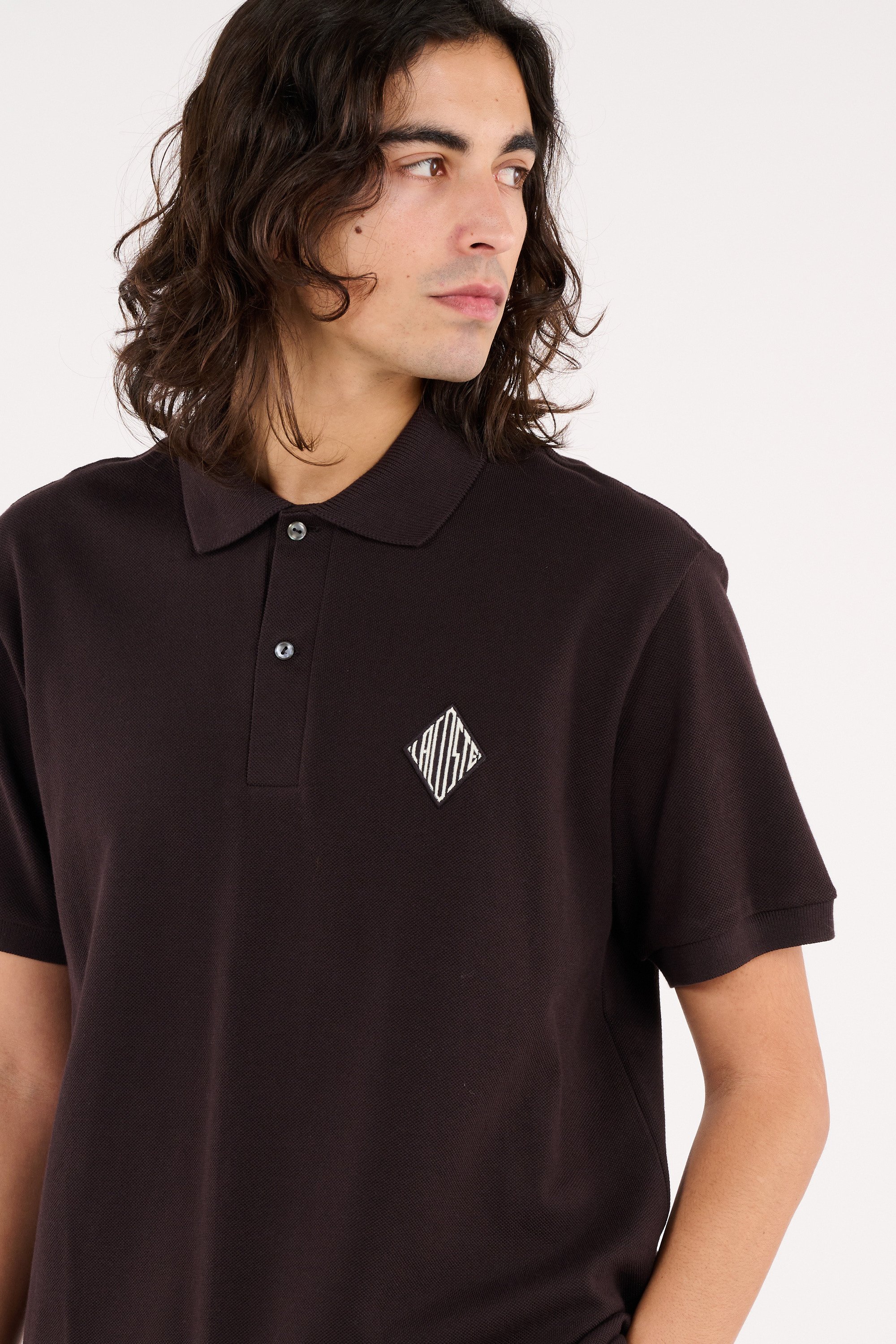 Polo polo LACOSTE Marron