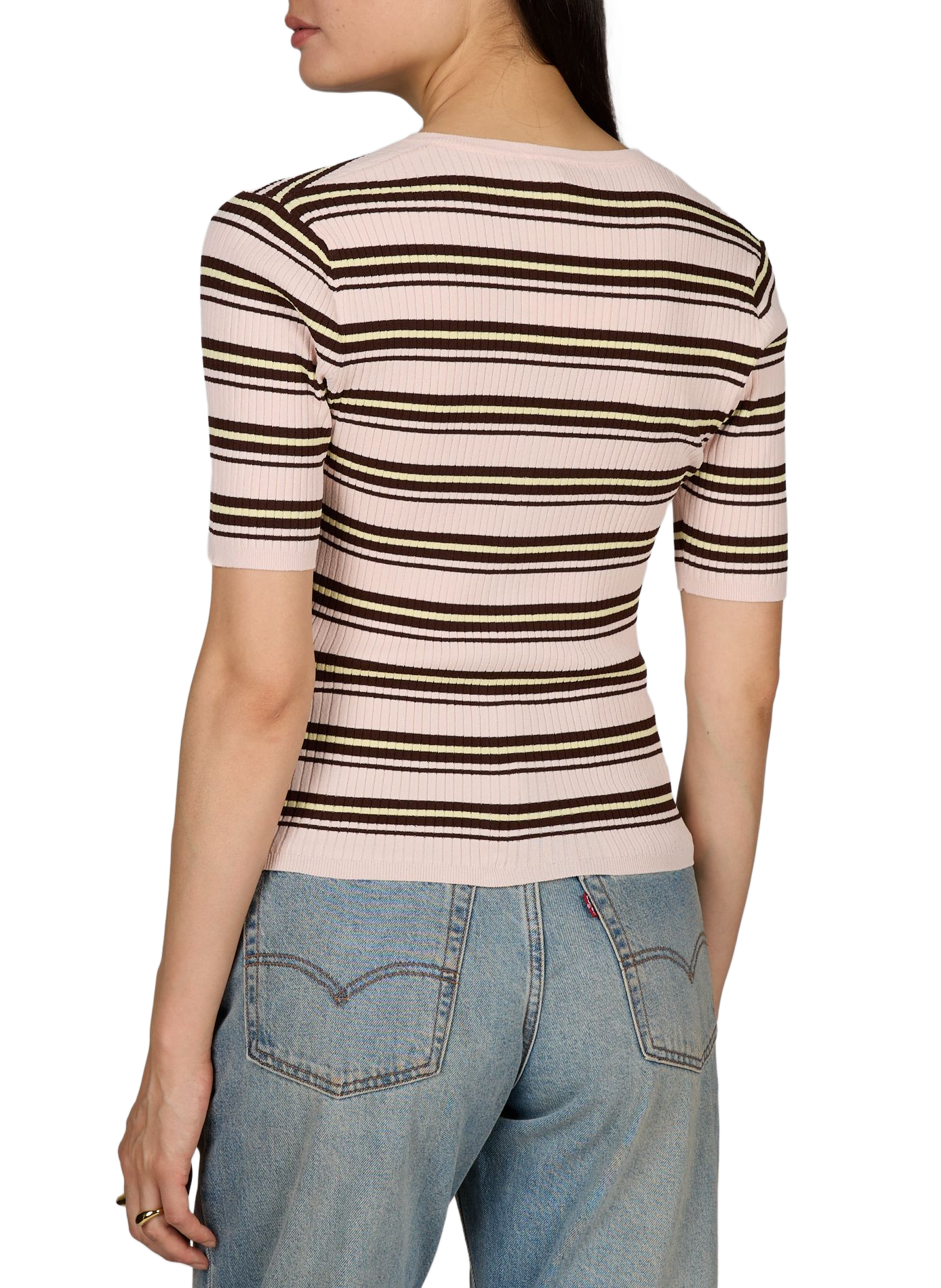 Top à rayures Calyn boutonné BAUM UND PFERDGARTEN Multicolore
