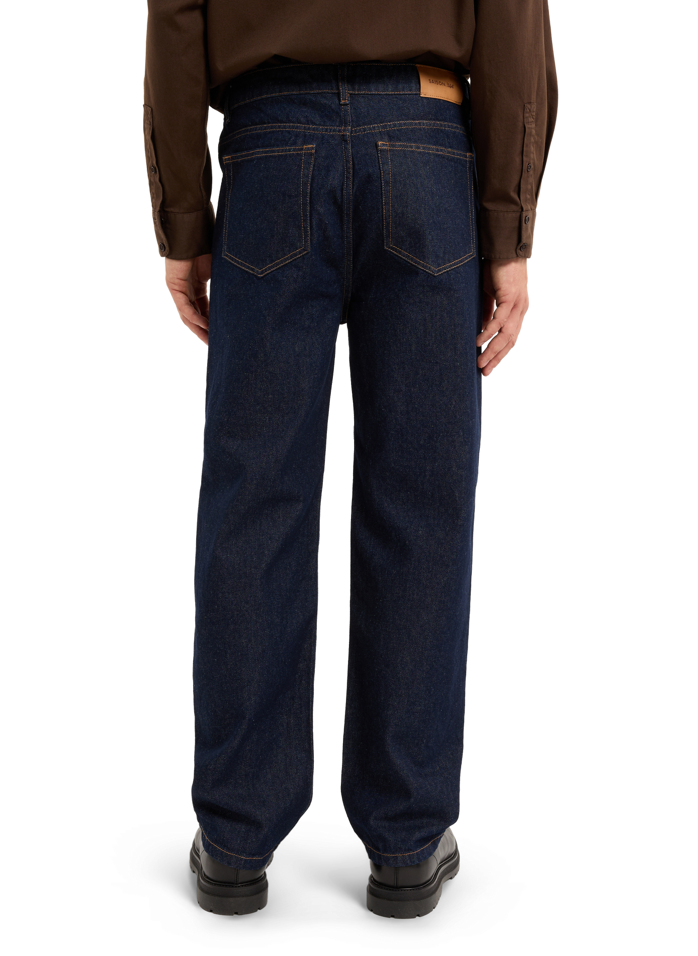 Straight-fit cotton jeans SAISON 1865 Blue