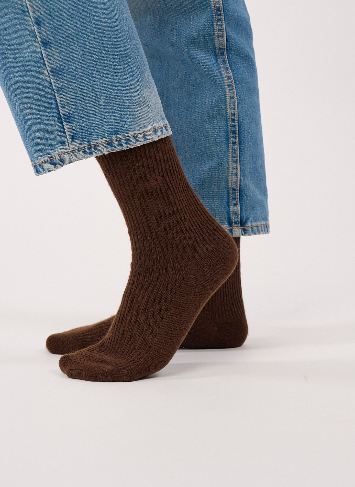 Chaussettes en laine BILLYBELT Marron