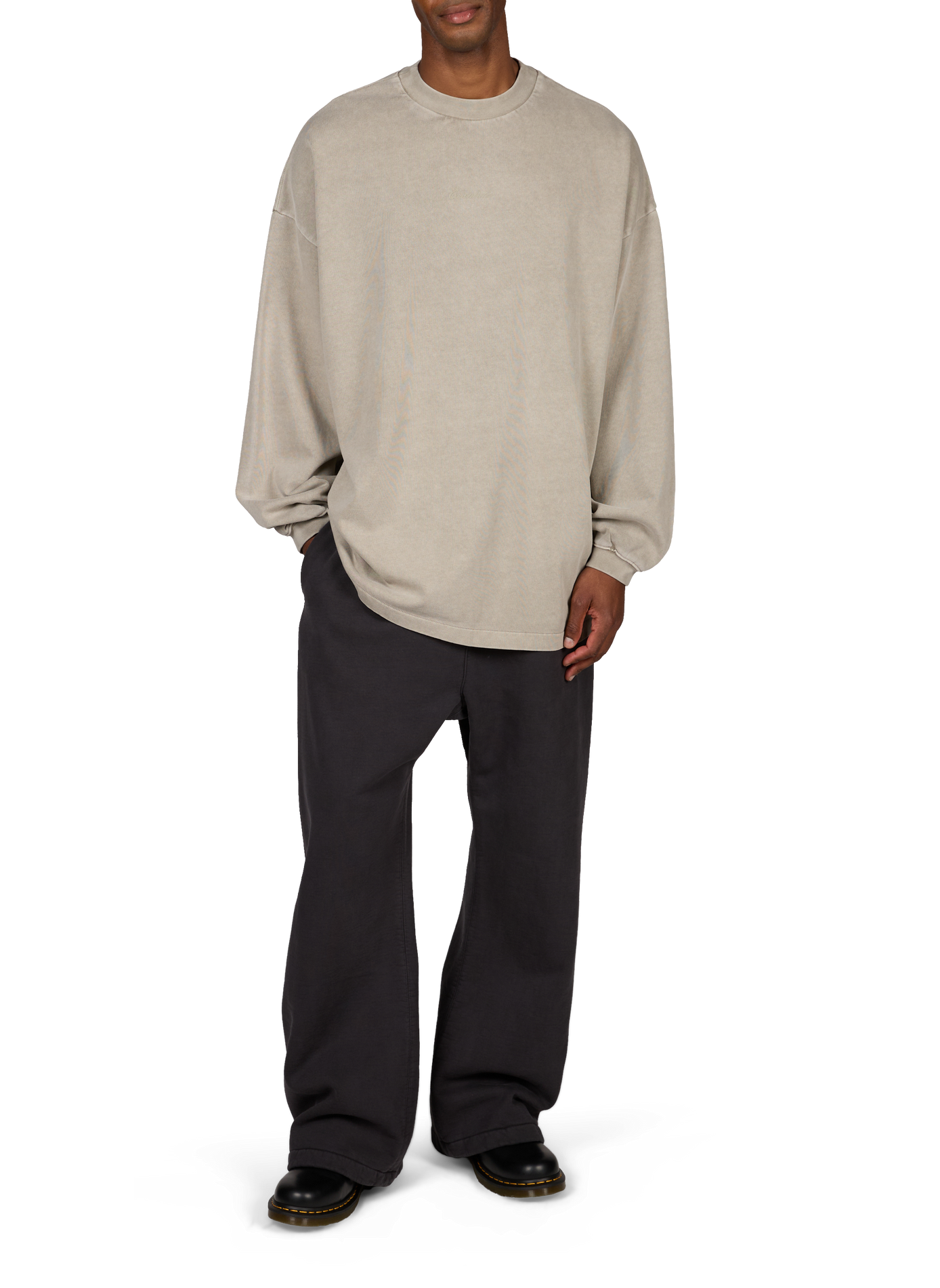 Oversized sweater met ronde hals FEAR OF GOD ESSENTIALS Grijs