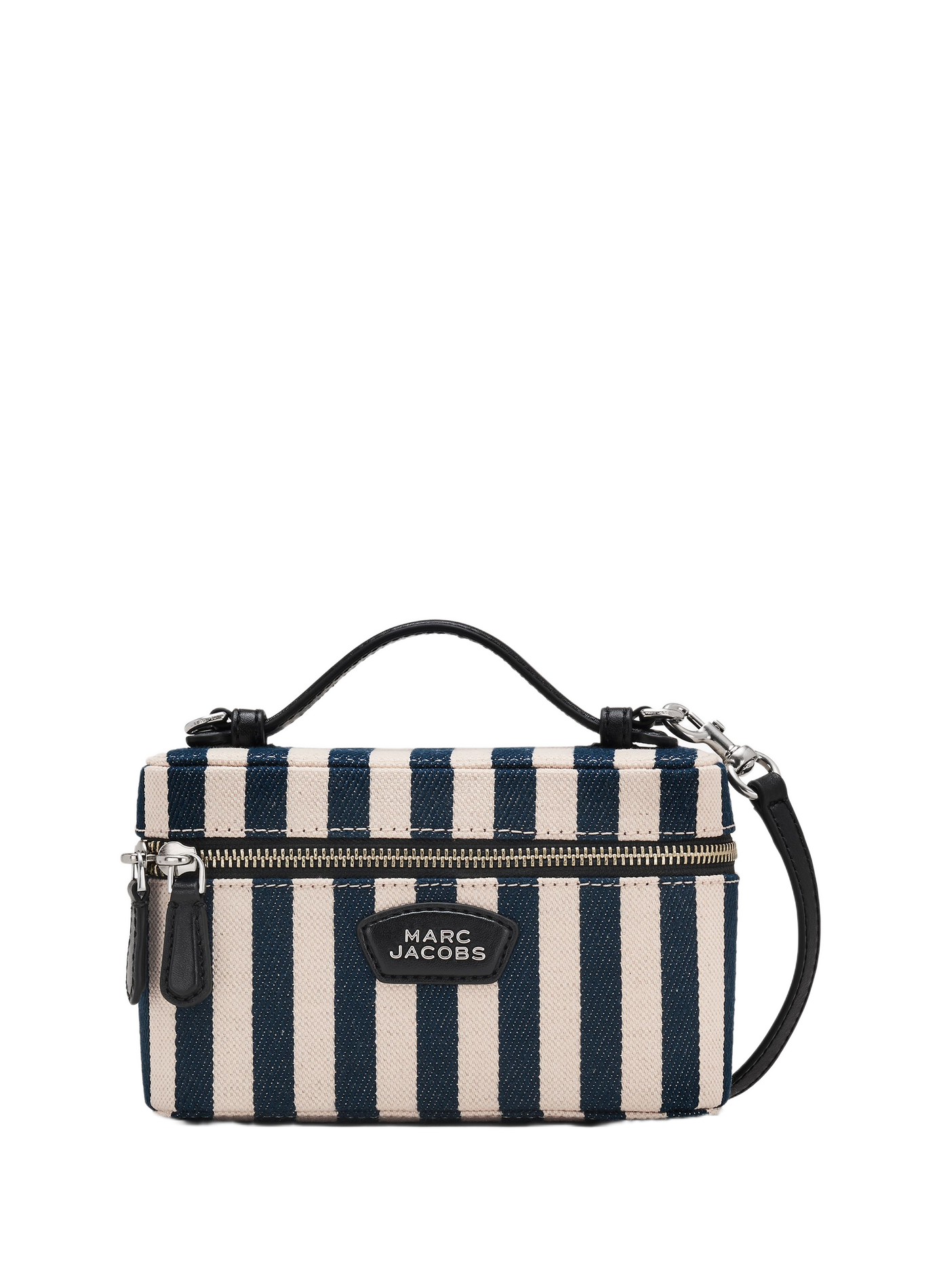 Vanity Das gestreifte Canvas Everyday Kleid MARC JACOBS Blau