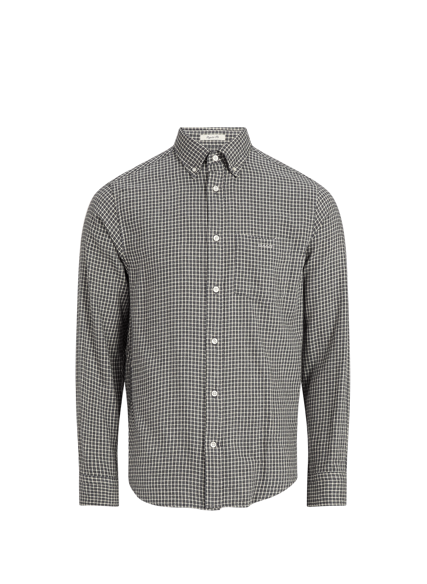 Cotton Check Shirt GANT Grey