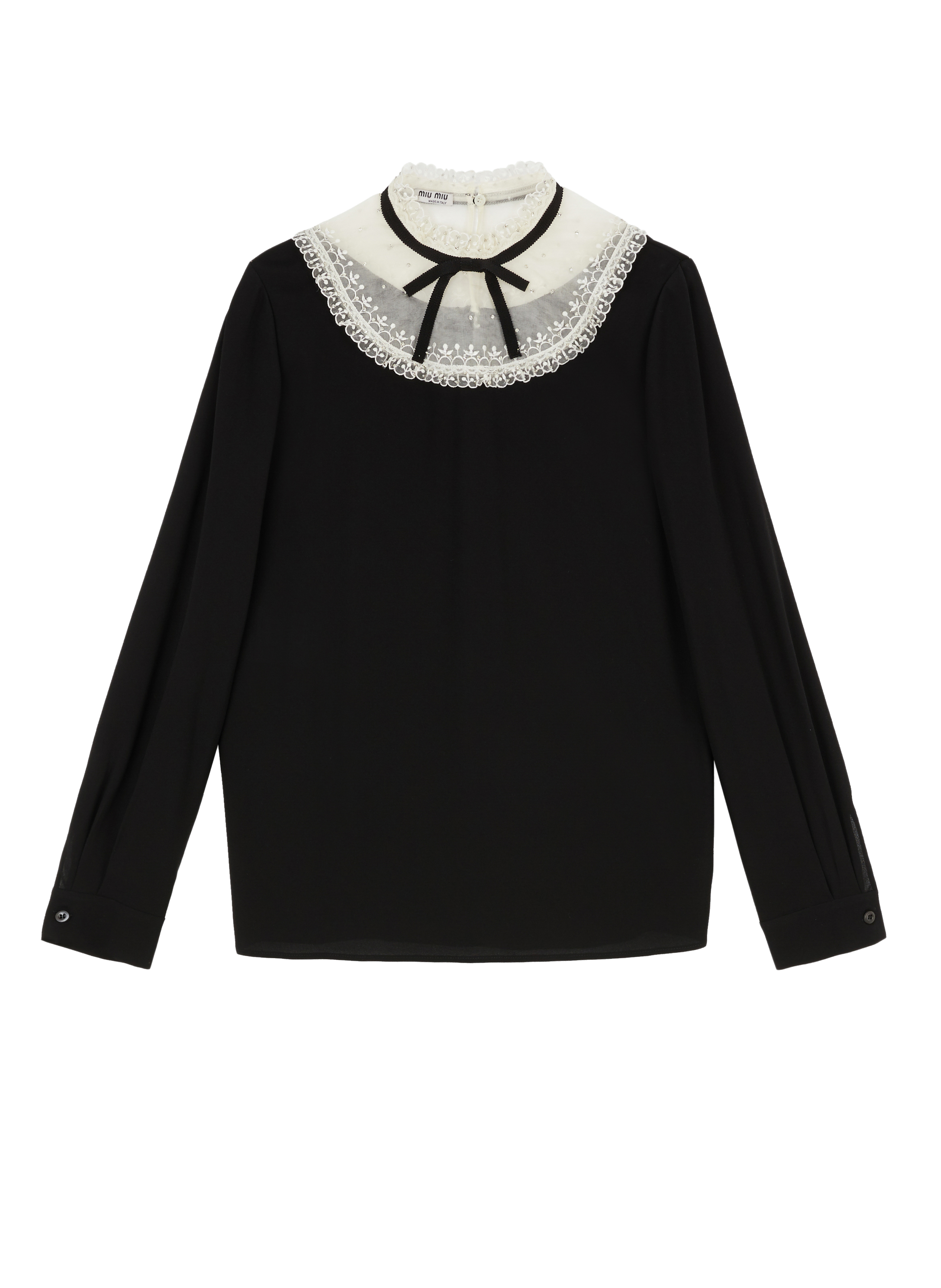 Blouse avec col noué