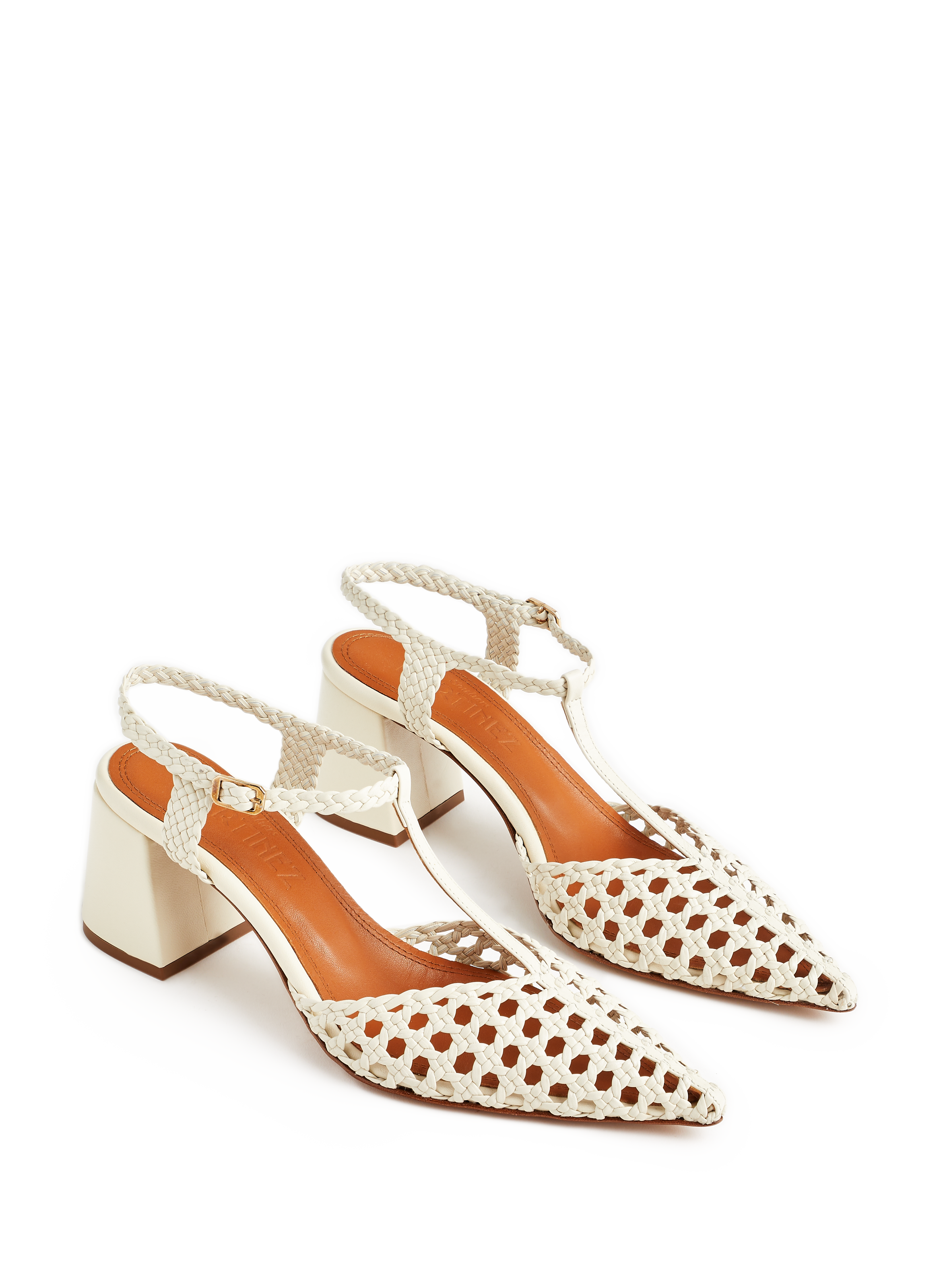 Sandales en cuir tressé Sevillana