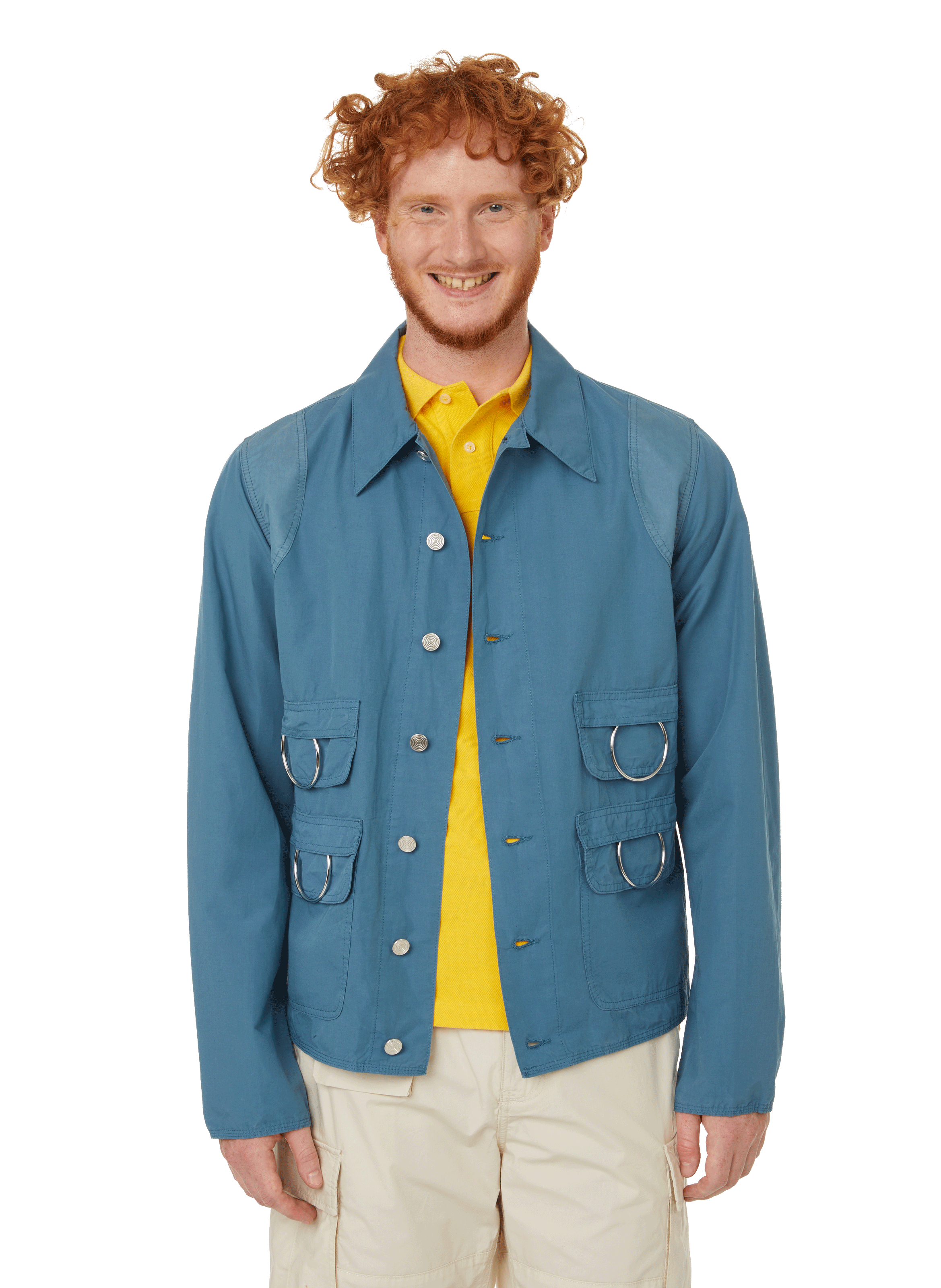 NAMACHEKO Straight-fit cotton jacket Black