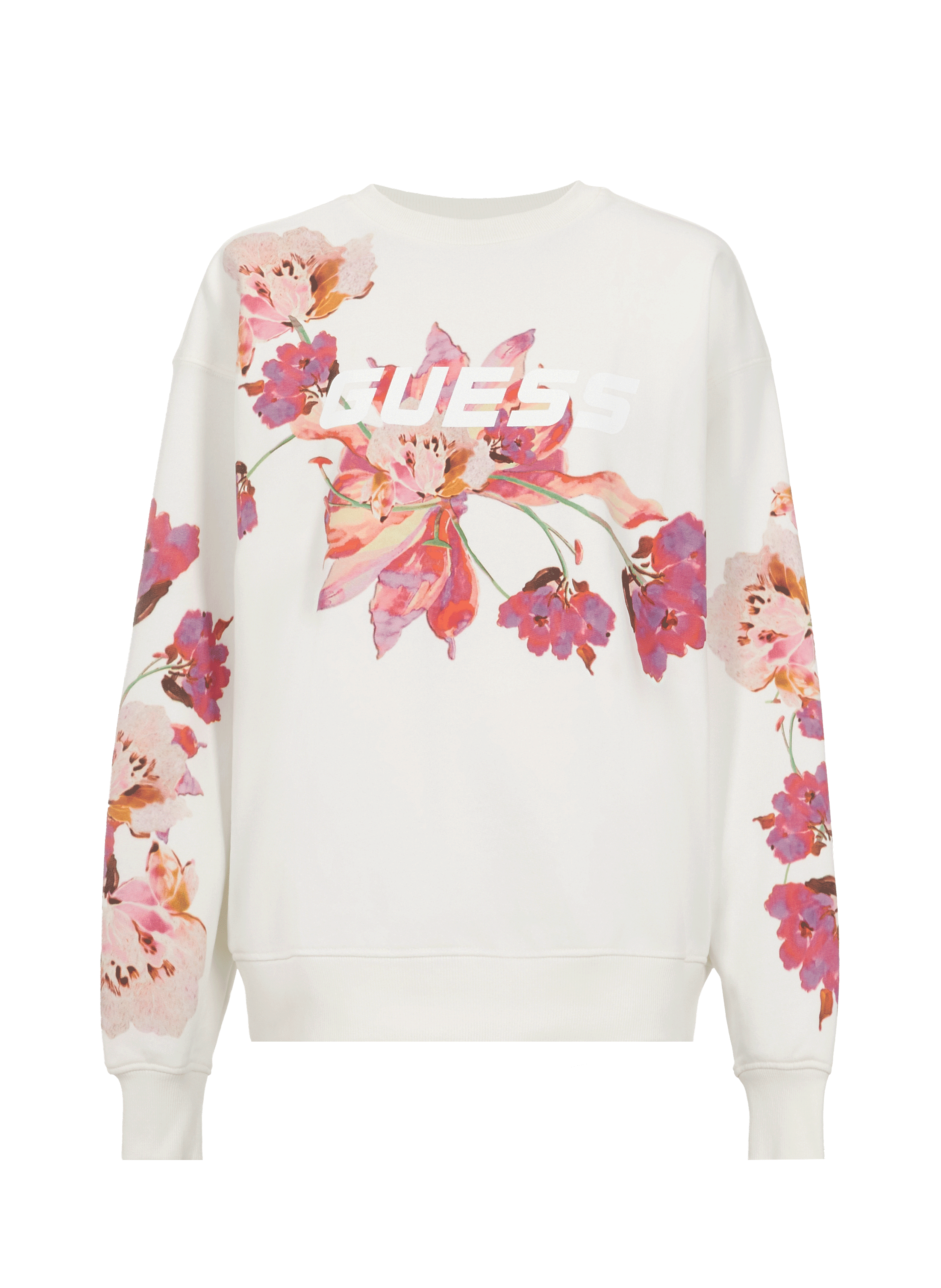 Sweatshirt imprimé en jersey de coton