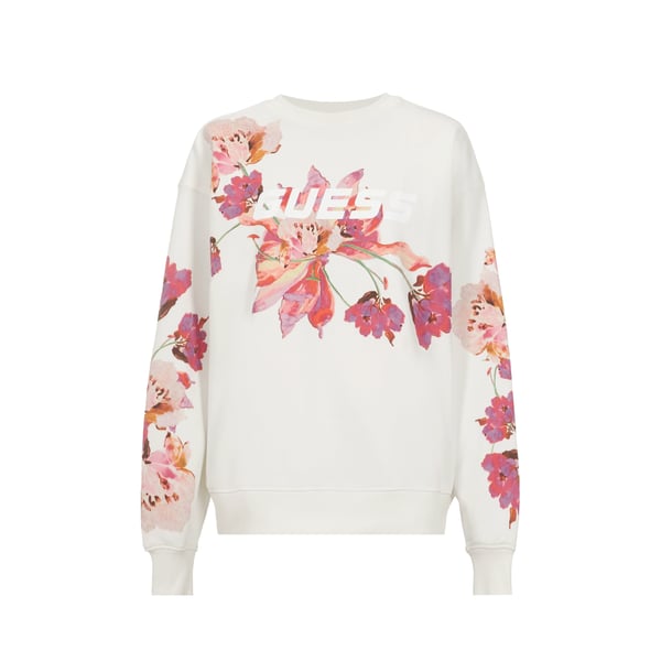 Sweatshirt imprimé en jersey de coton