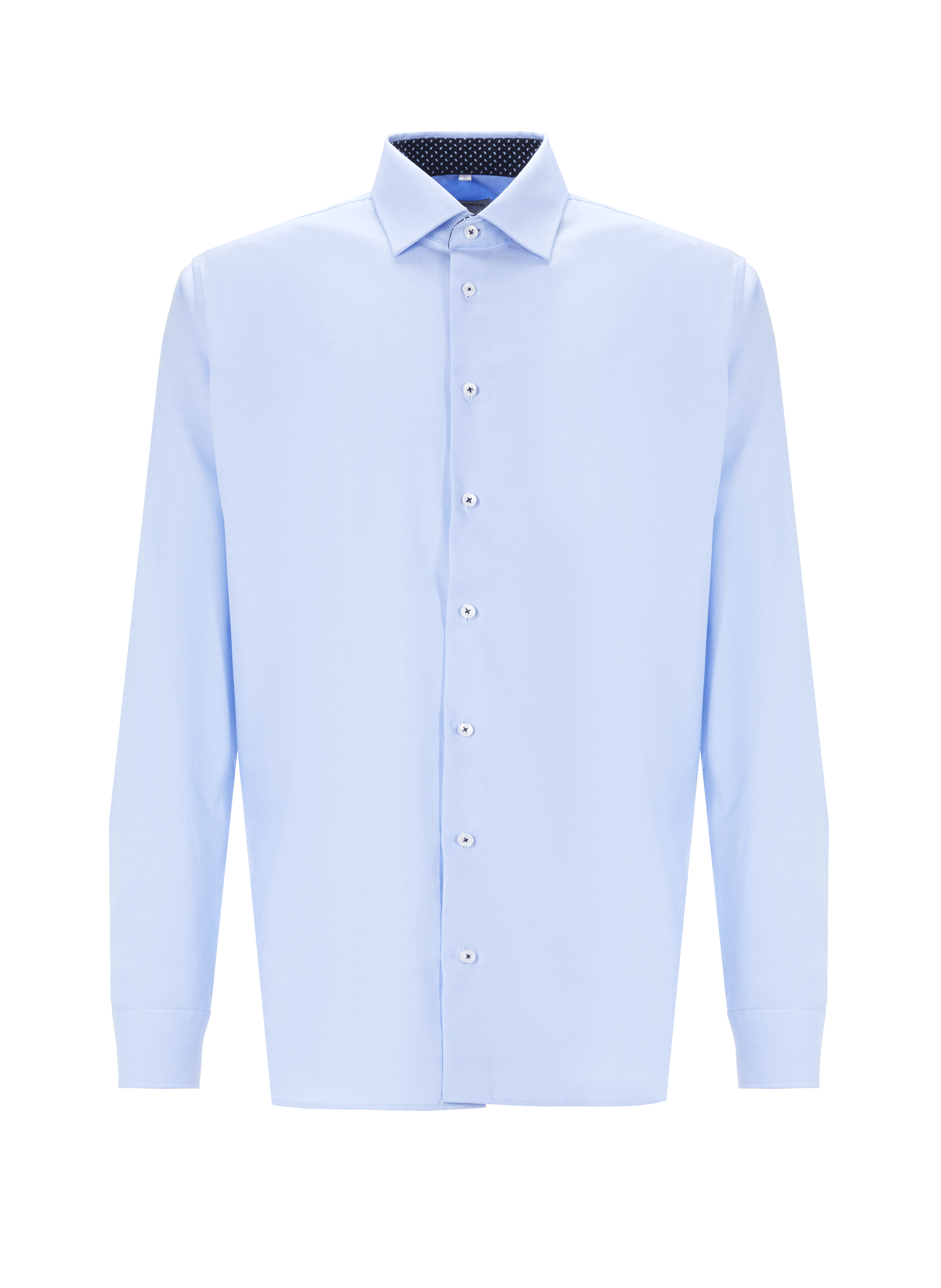 Chemise unie en coton