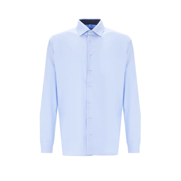 Chemise unie en coton