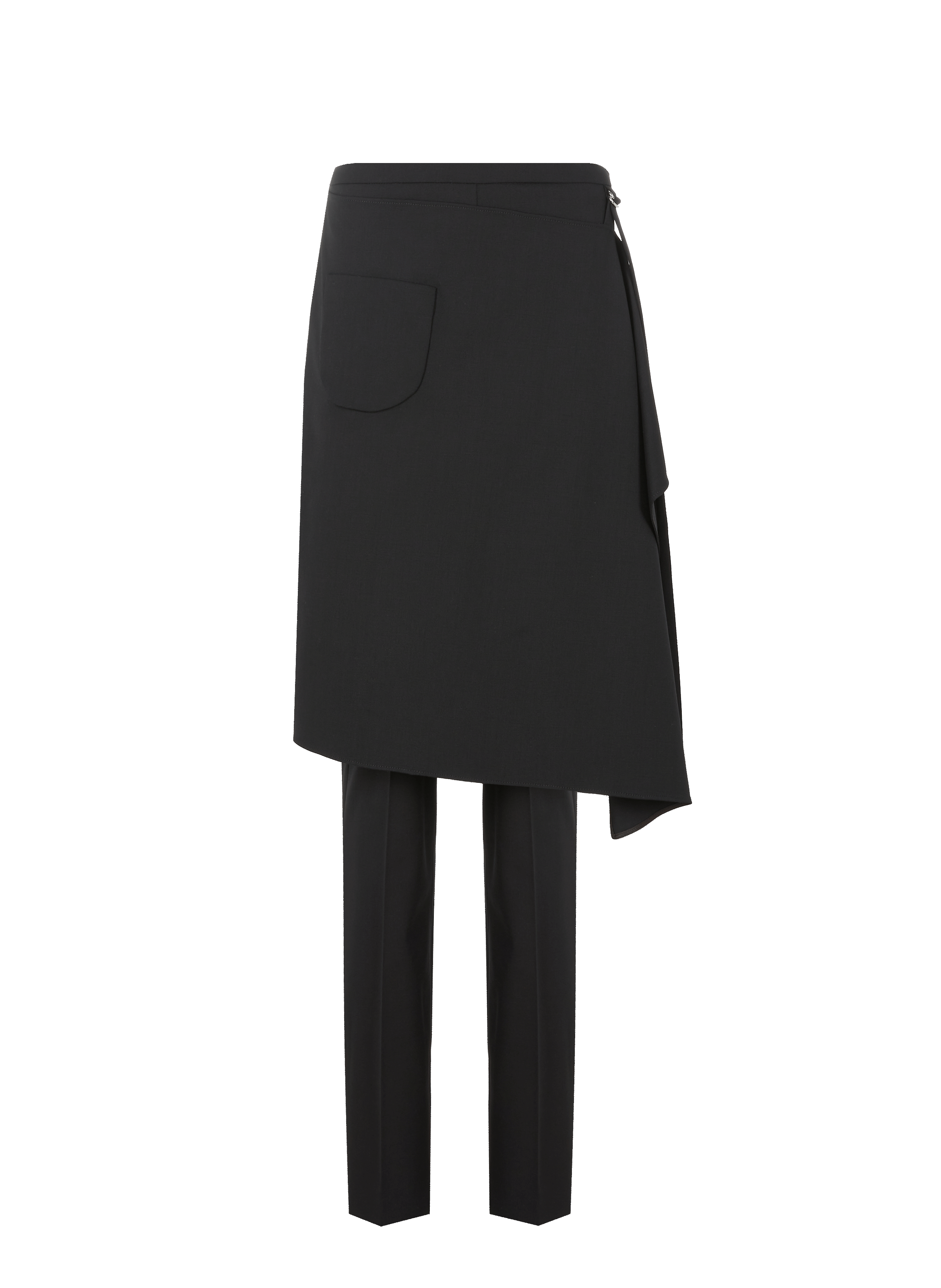 COURRÈGES Pantalon en laine  Noir