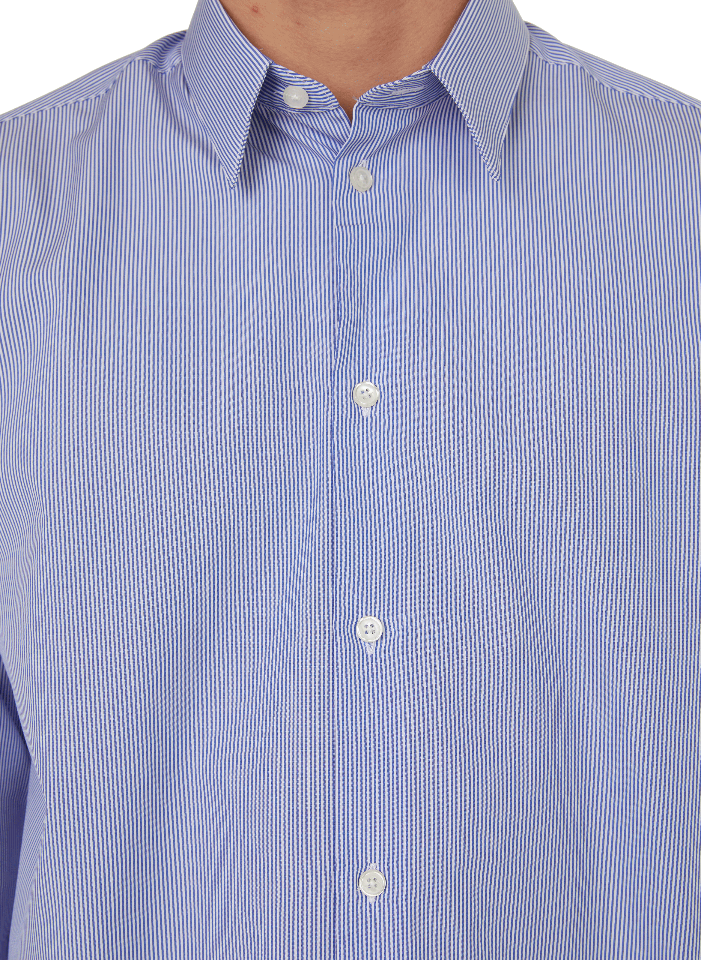 Chemise rayée en coton  AU PRINTEMPS PARIS Bleu