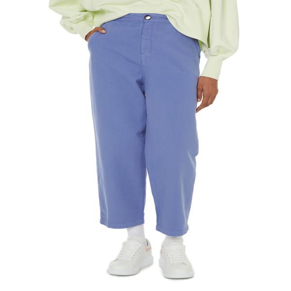 Bellerose Cotton Trousers In Blue