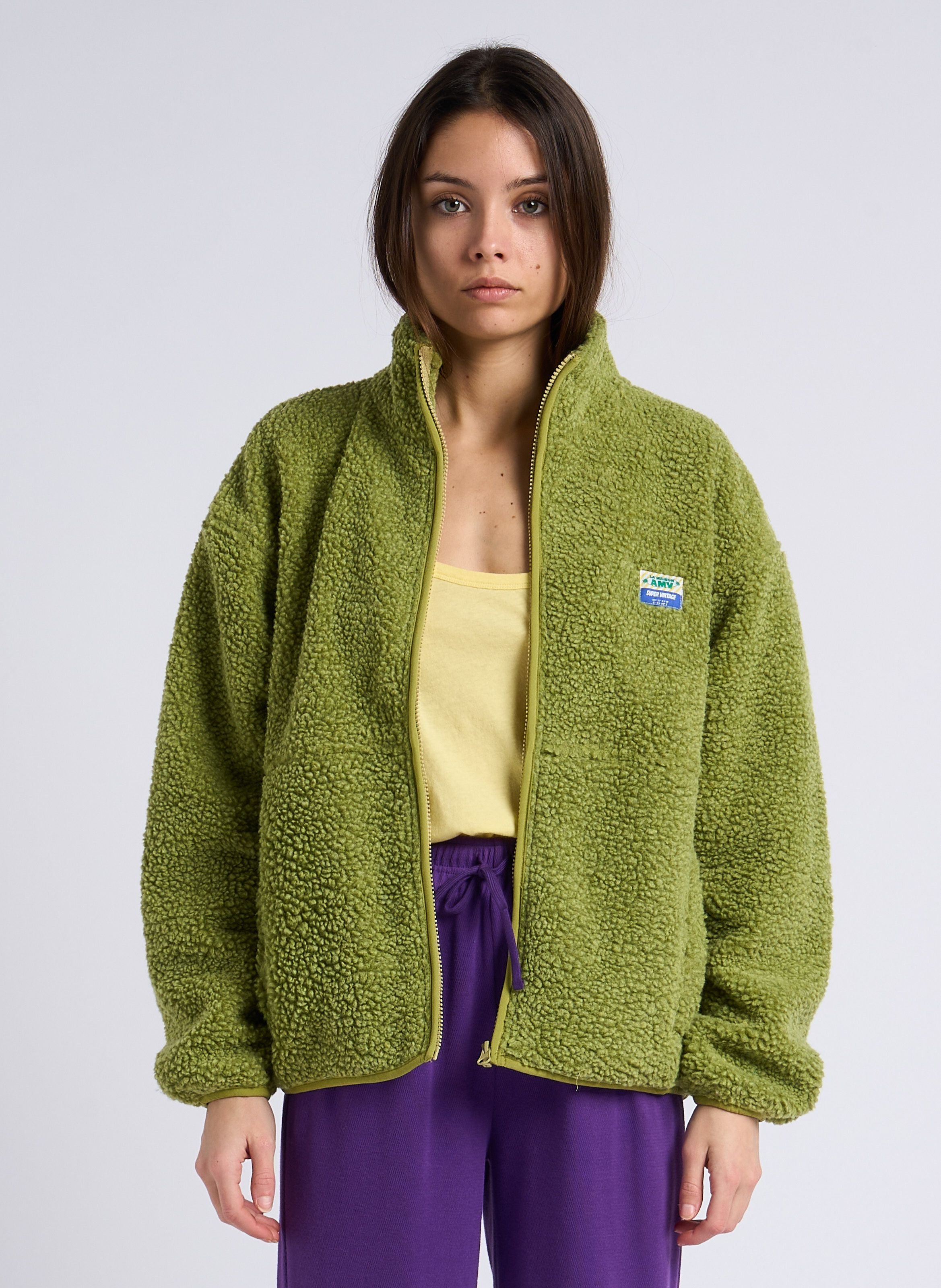 Veste polaire multicolore LL BEAN vintage des années 1990