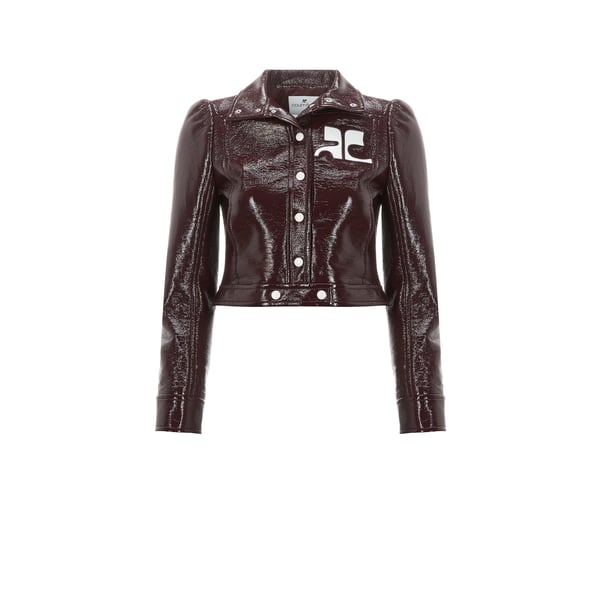 Blouson Réédition vinyle en coton mélangé Blouson Réédition vinyle en coton mélangé