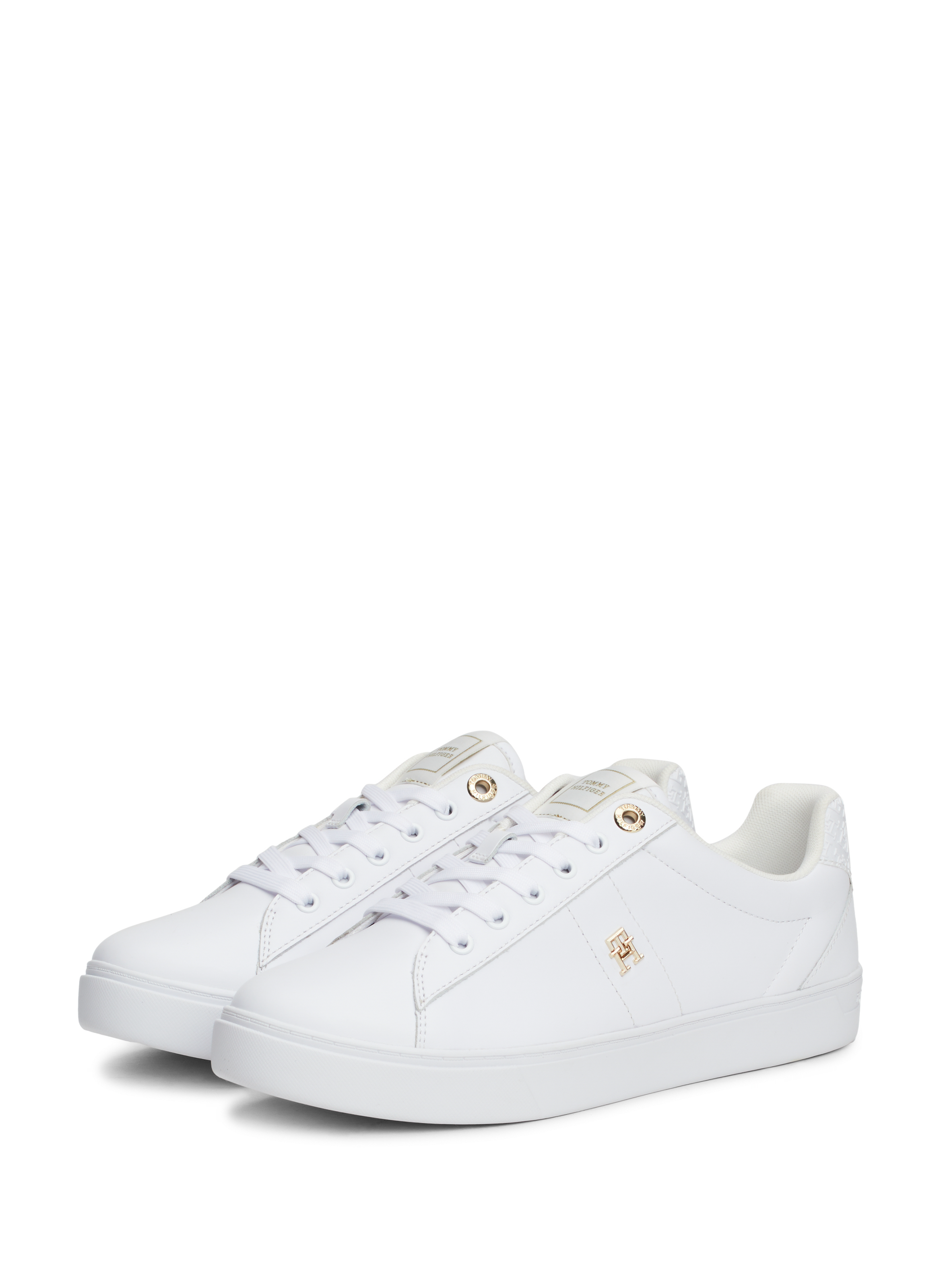 Leather sneakers TOMMY HILFIGER White