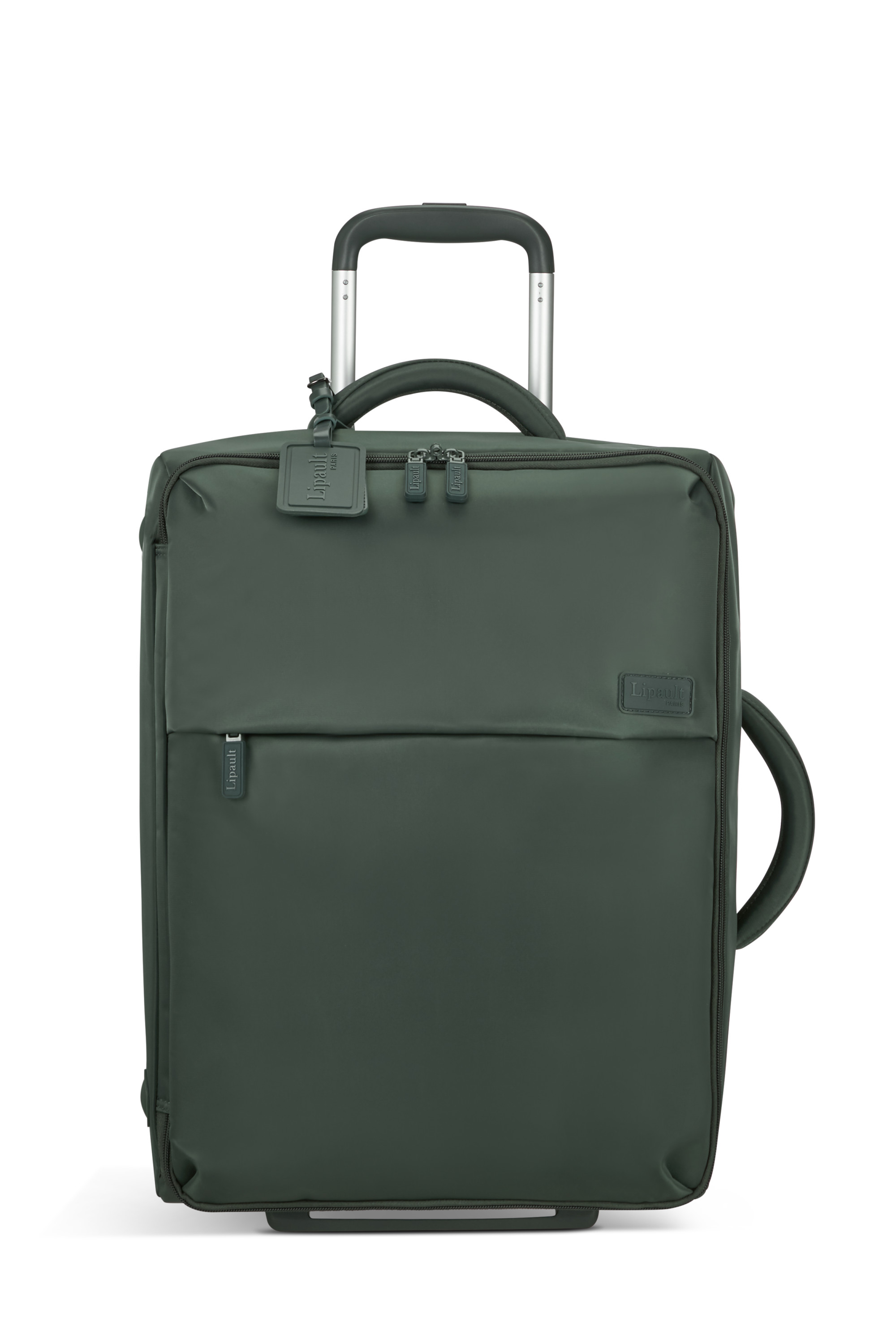 Foldable plume valise 2 roues taille s LIPAULT PARIS Kaki