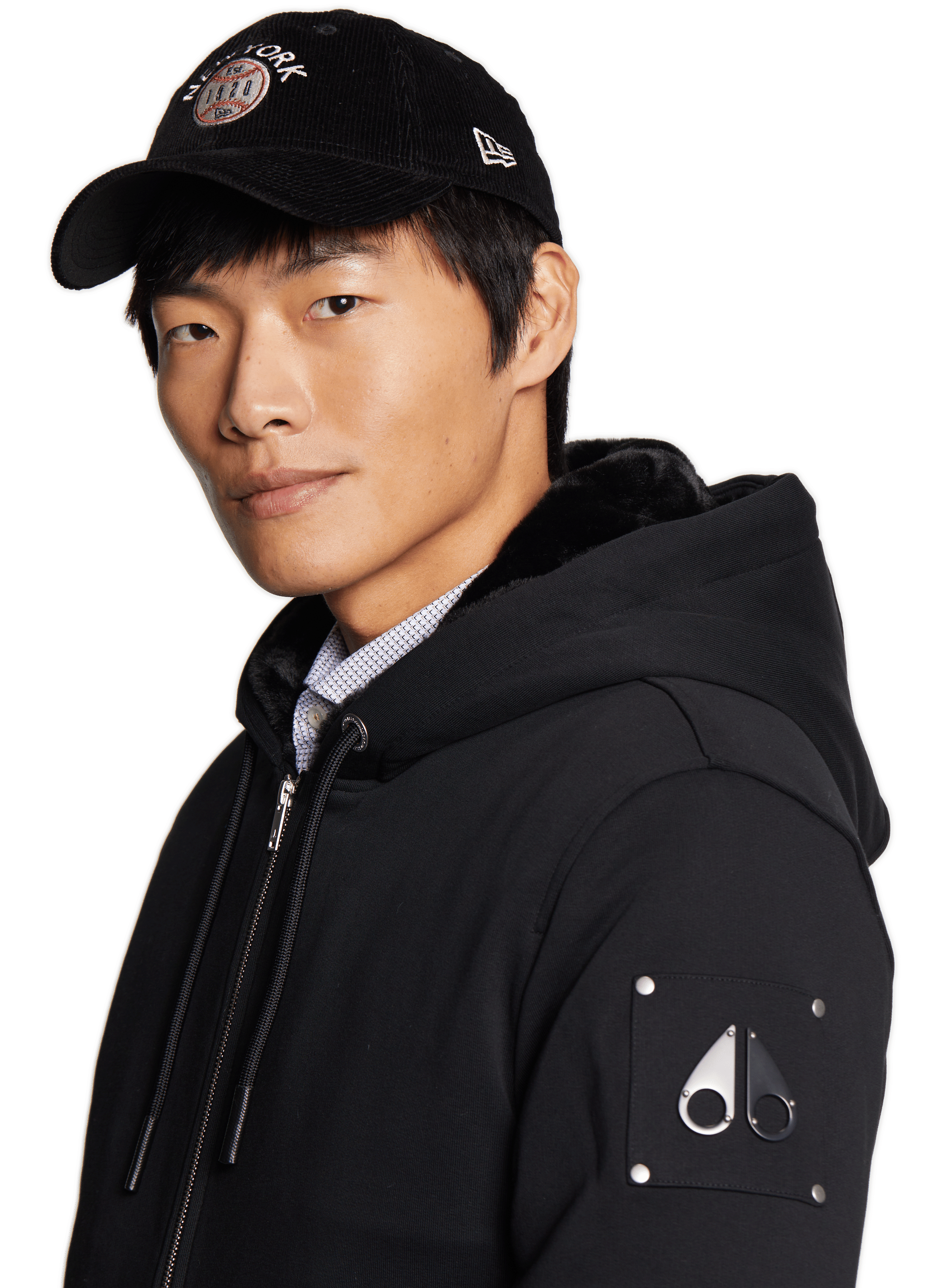 Zip-up hoodie MOOSE KNUCKLES Black