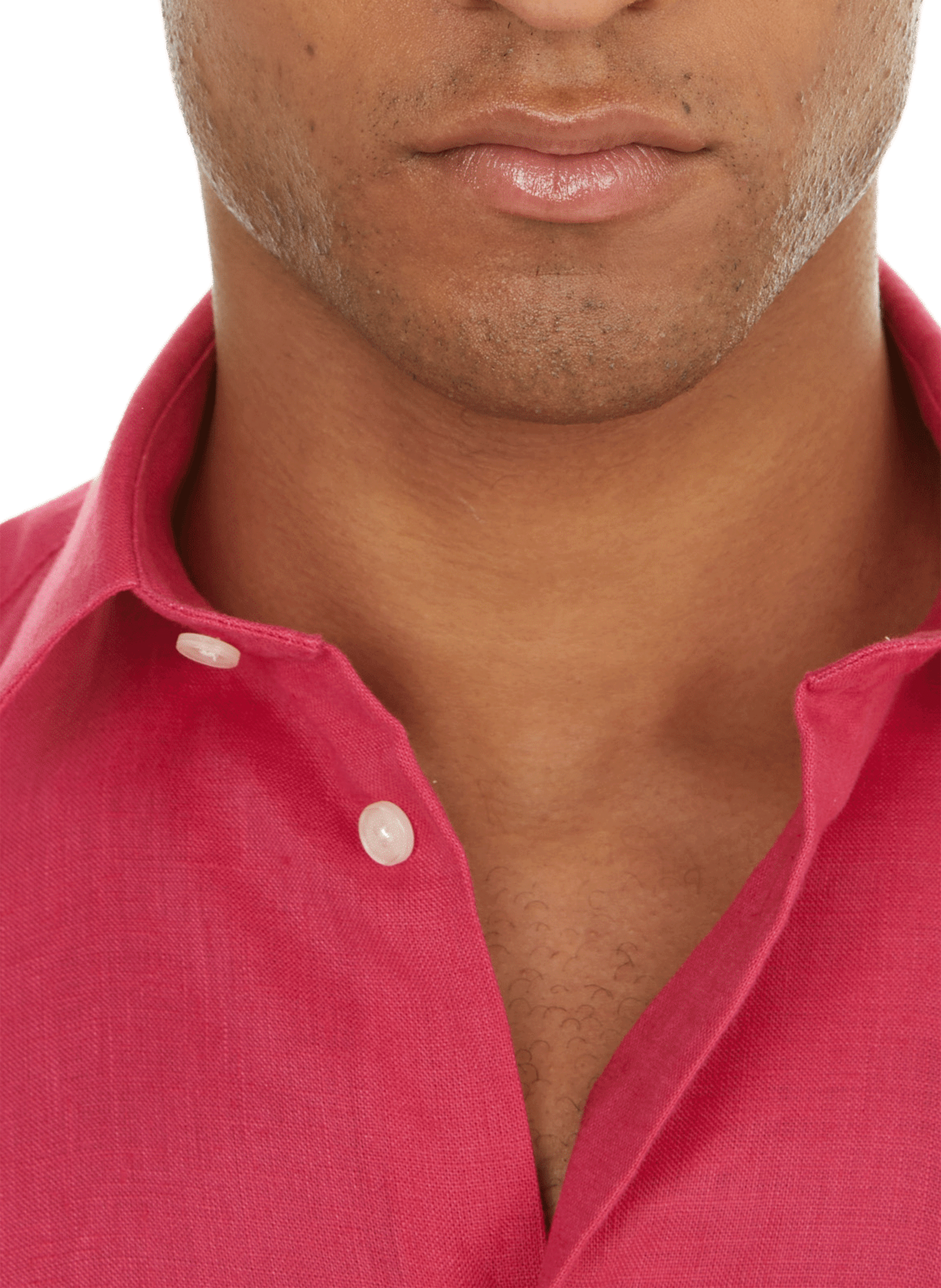 Chemise en lin  AU PRINTEMPS PARIS Rose